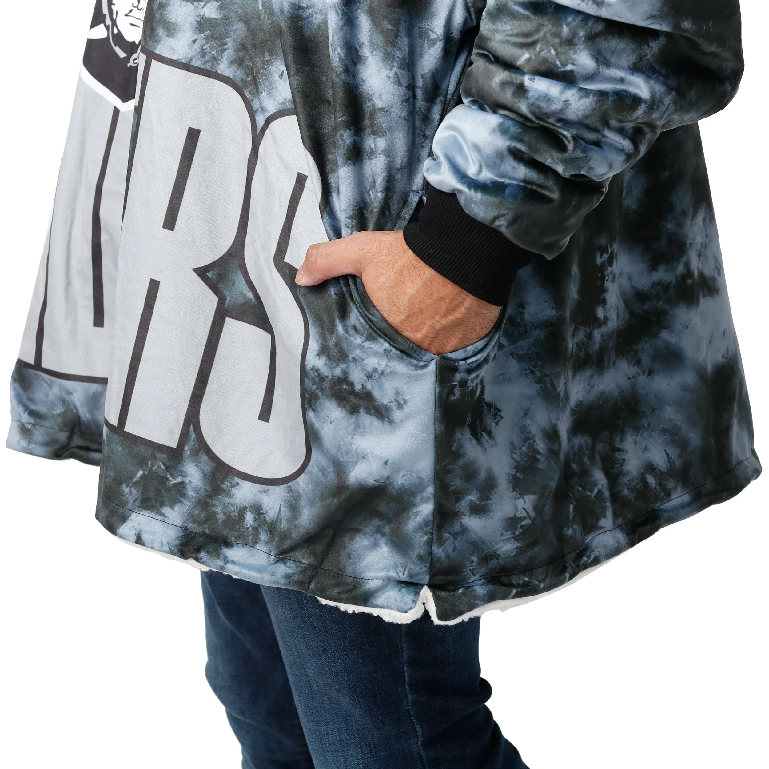Las Vegas Raiders NFL Bold Logo Camo Hoodeez - Image 5