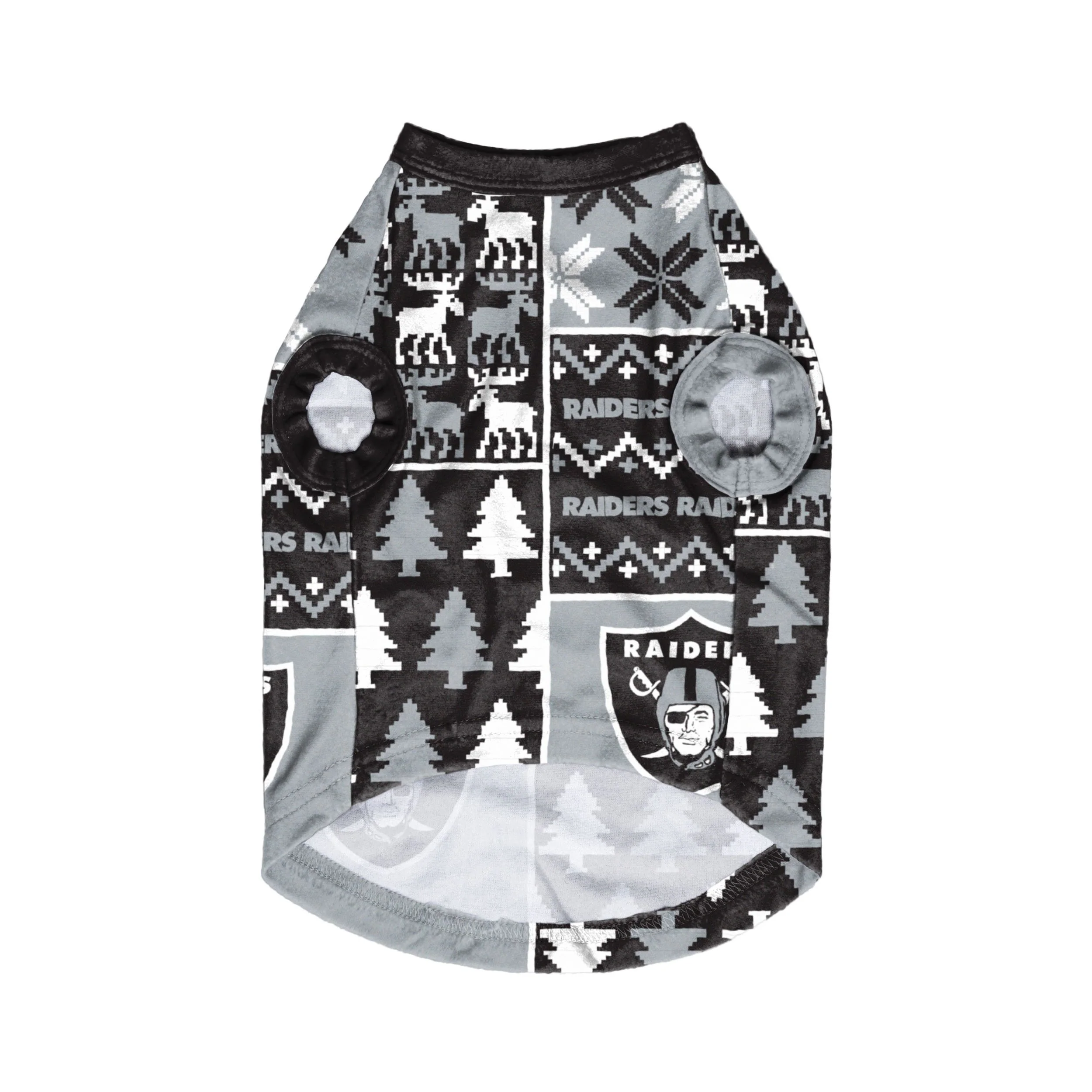 Las Vegas Raiders NFL Busy Block Dog Sweater - Image 3