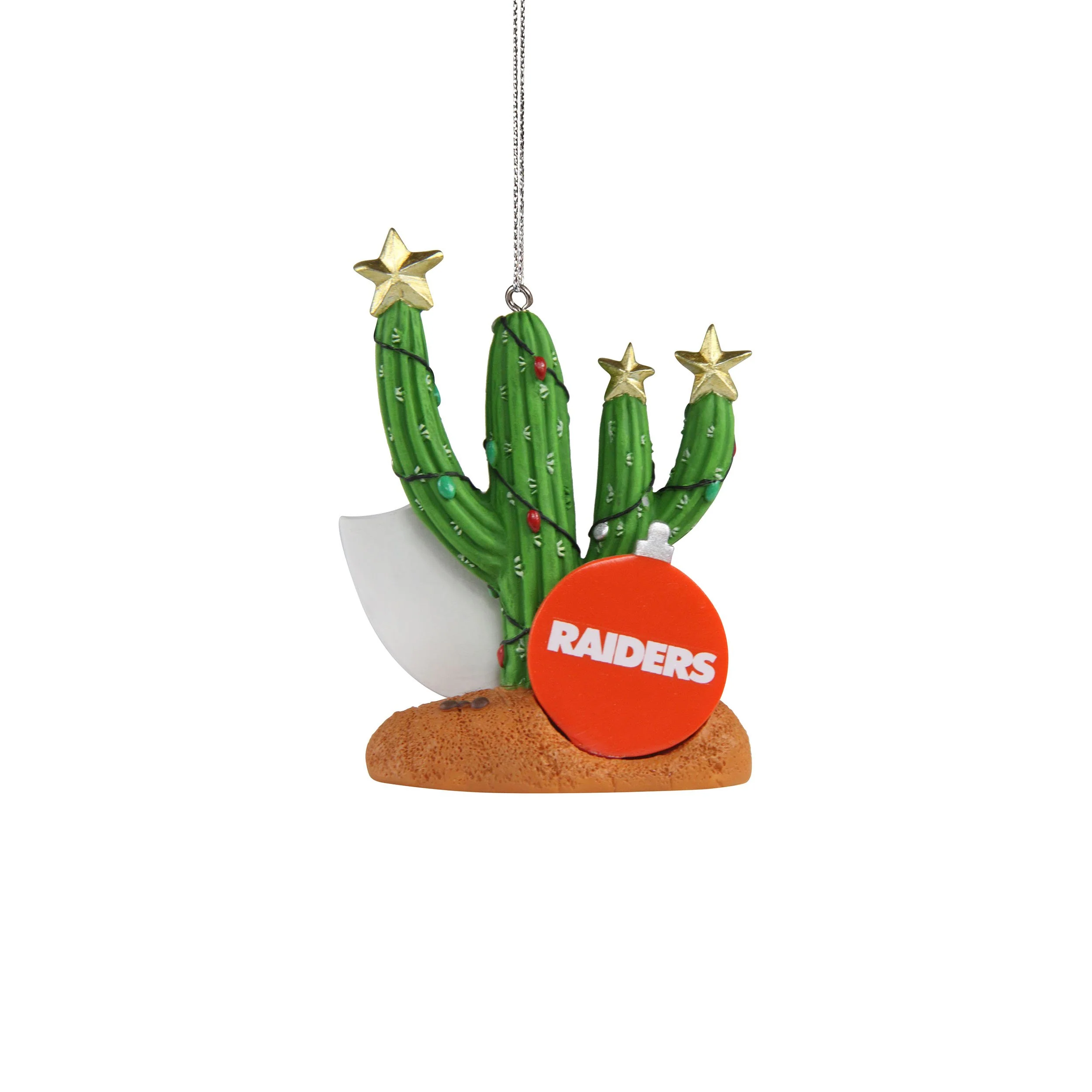 Las Vegas Raiders NFL Cactus Ornament - Image 2