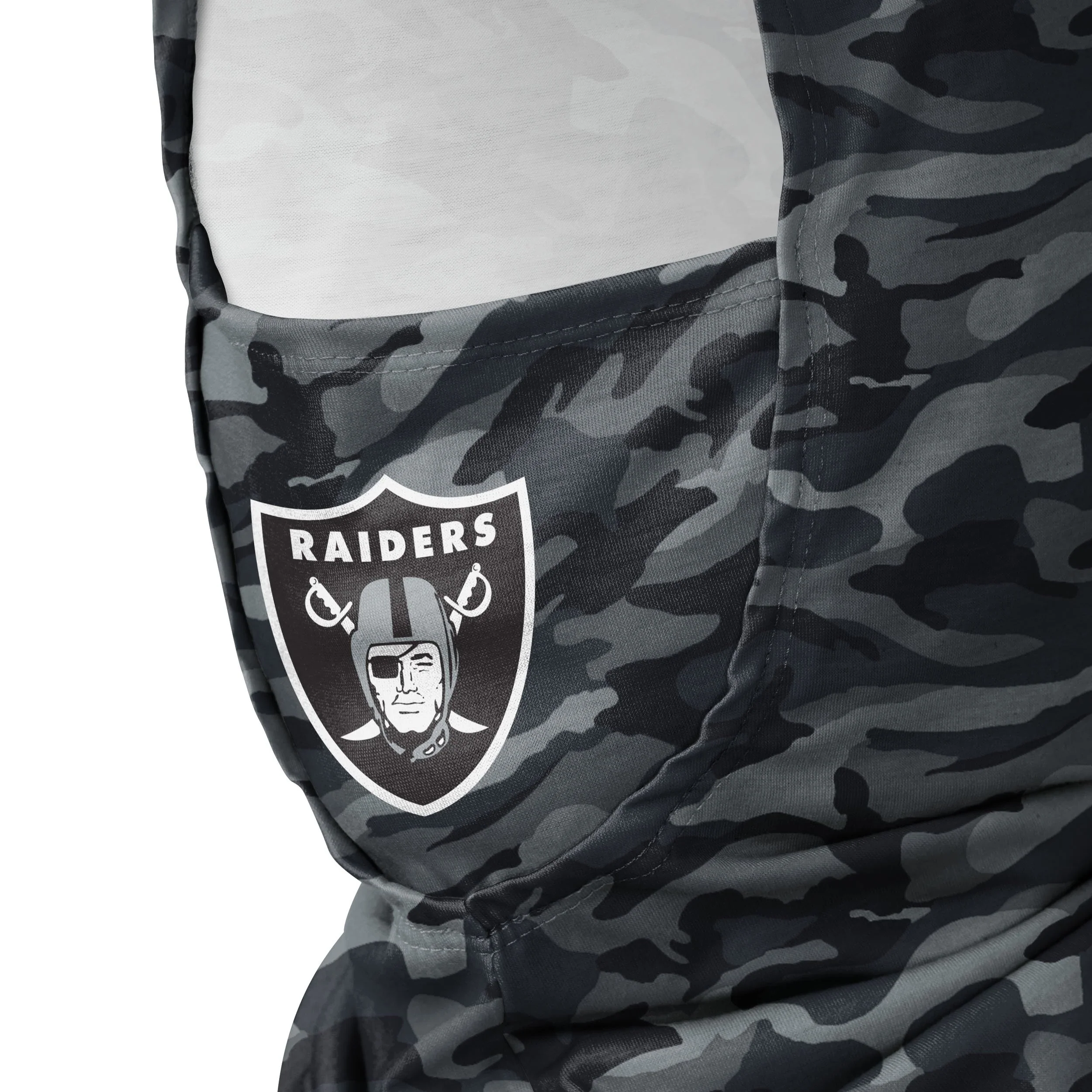 Las Vegas Raiders NFL Camo Lightweight Hooded Gaiter - Image 3