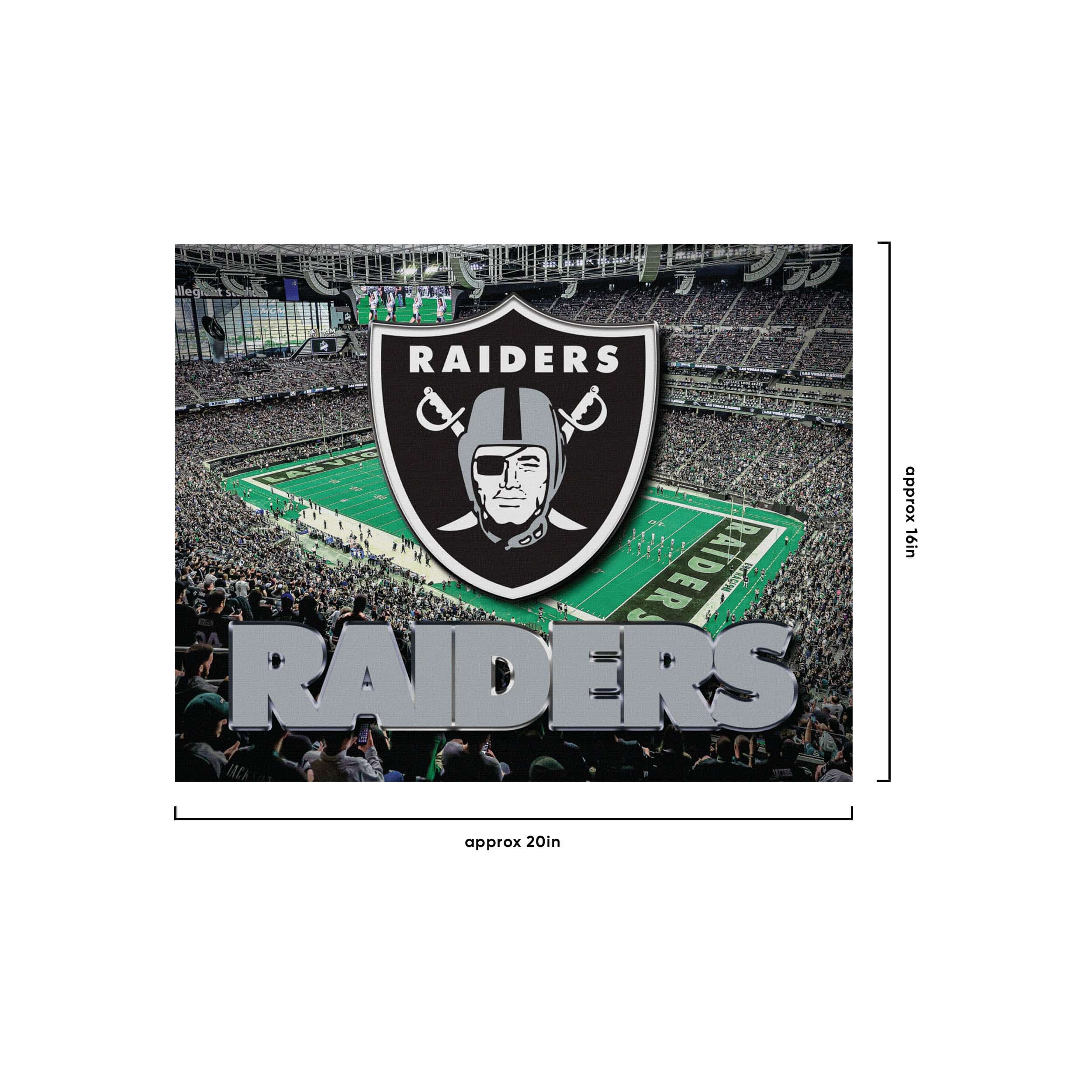 Las Vegas Raiders NFL Canvas Wall Sign - Image 4