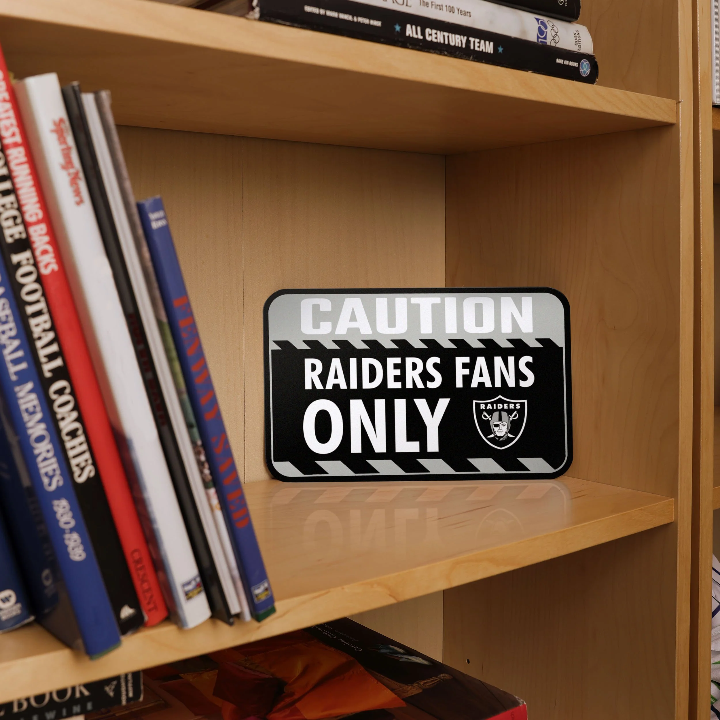 Las Vegas Raiders NFL Caution Sign - Image 3