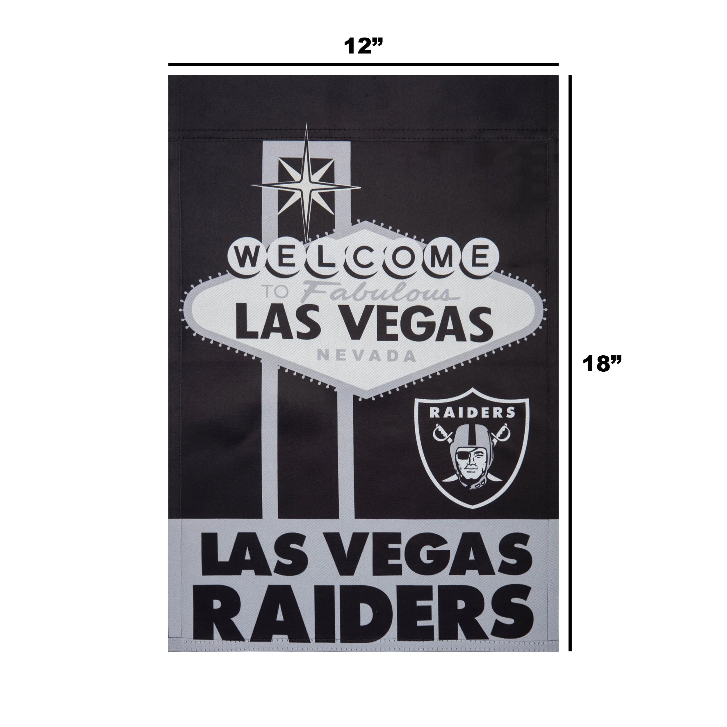 Las Vegas Raiders NFL City Series Garden Flag - Image 3