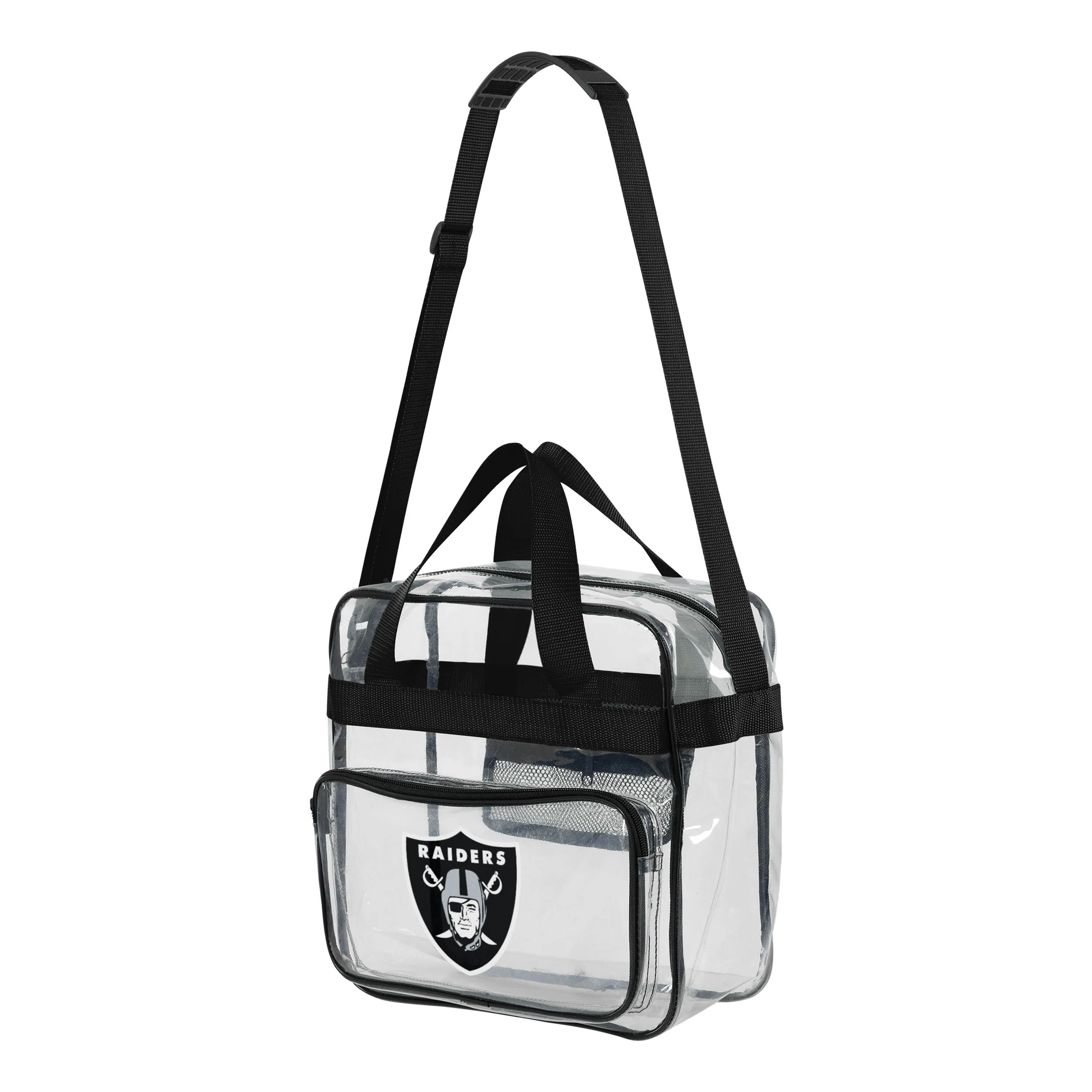 Las Vegas Raiders NFL Clear High End Messenger Bag - Image 2