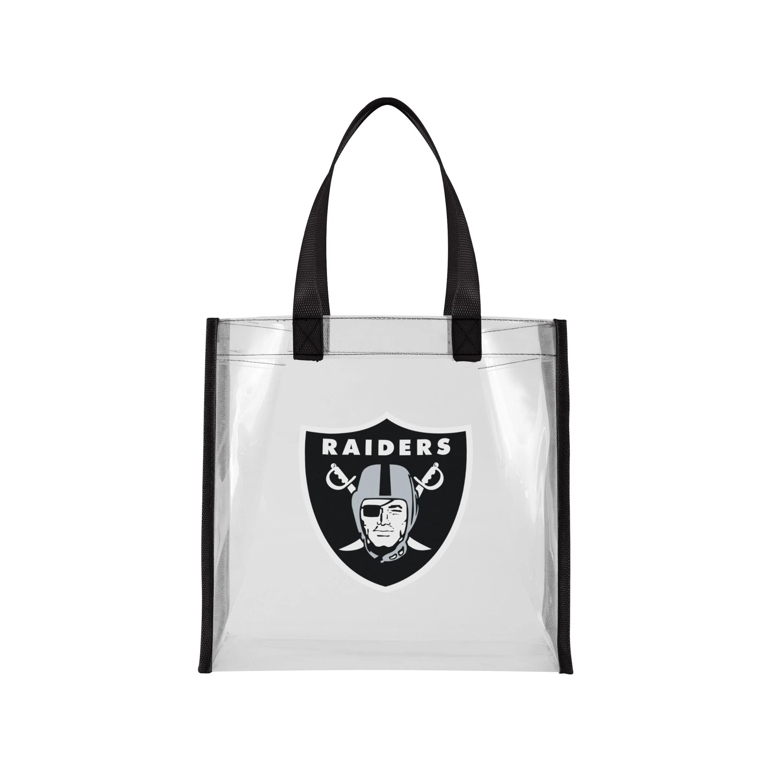 Las Vegas Raiders NFL Clear Reusable Bag