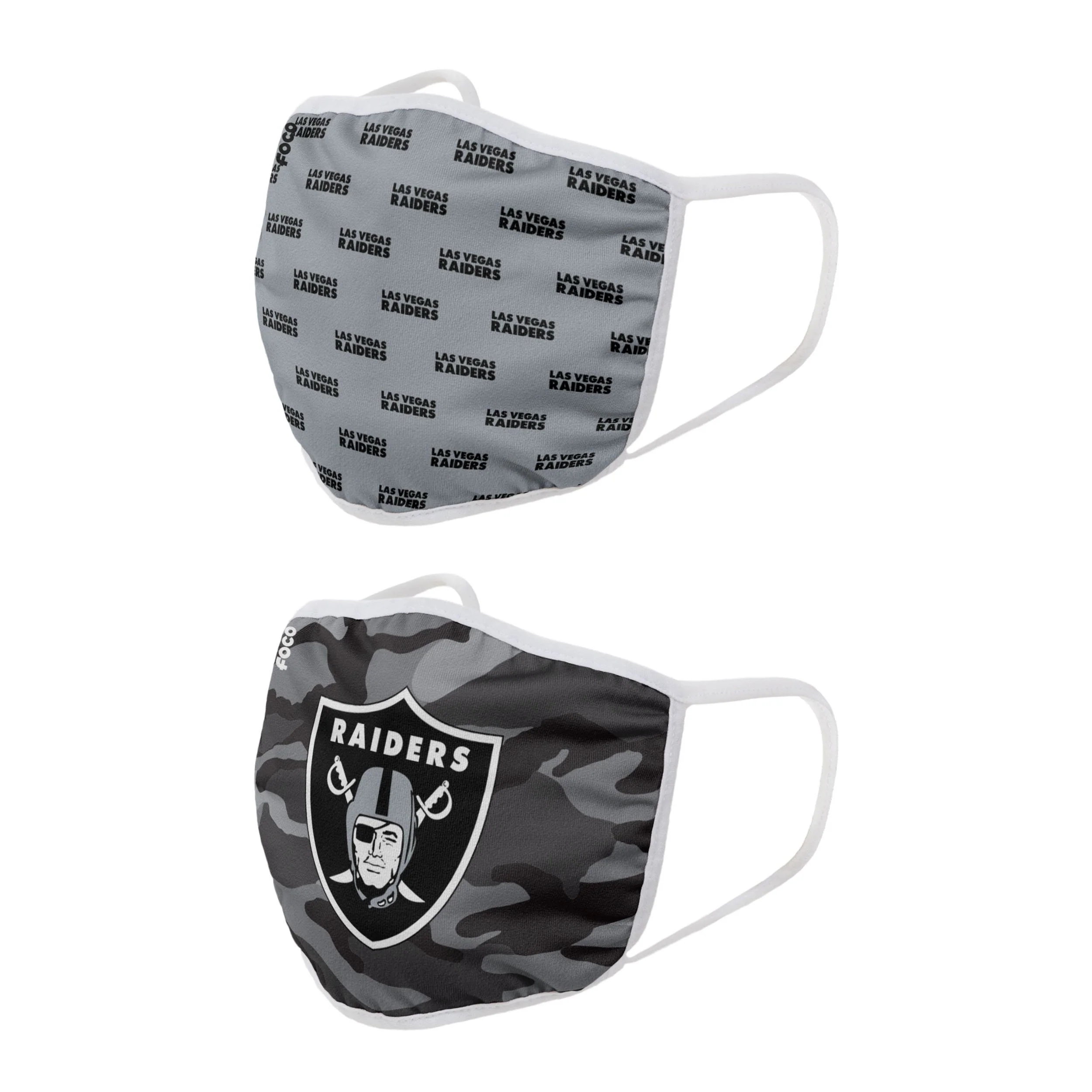 Las Vegas Raiders NFL Clutch 2 Pack Face Cover - Image 2
