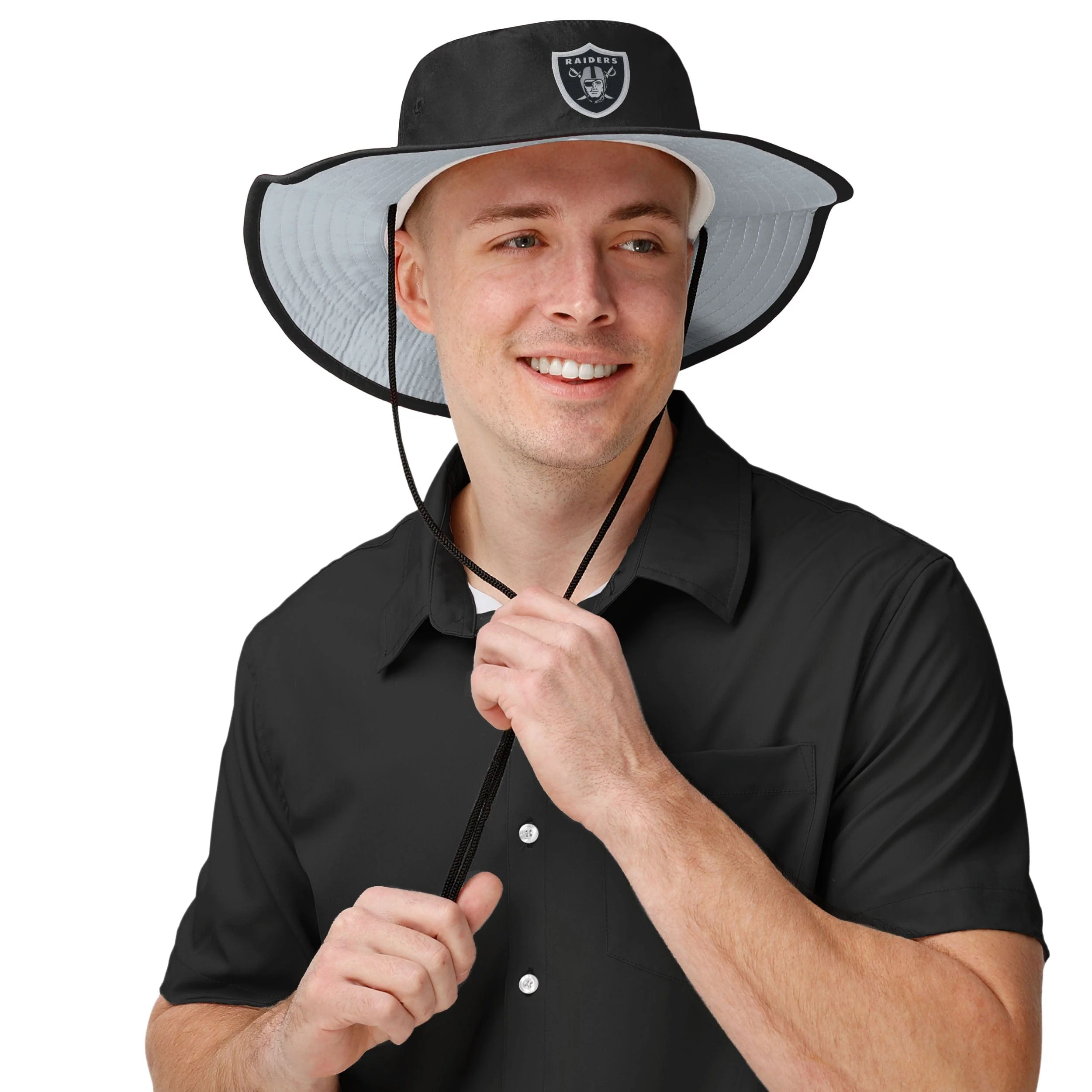 Las Vegas Raiders NFL Colorblock Boonie Hat - Image 3
