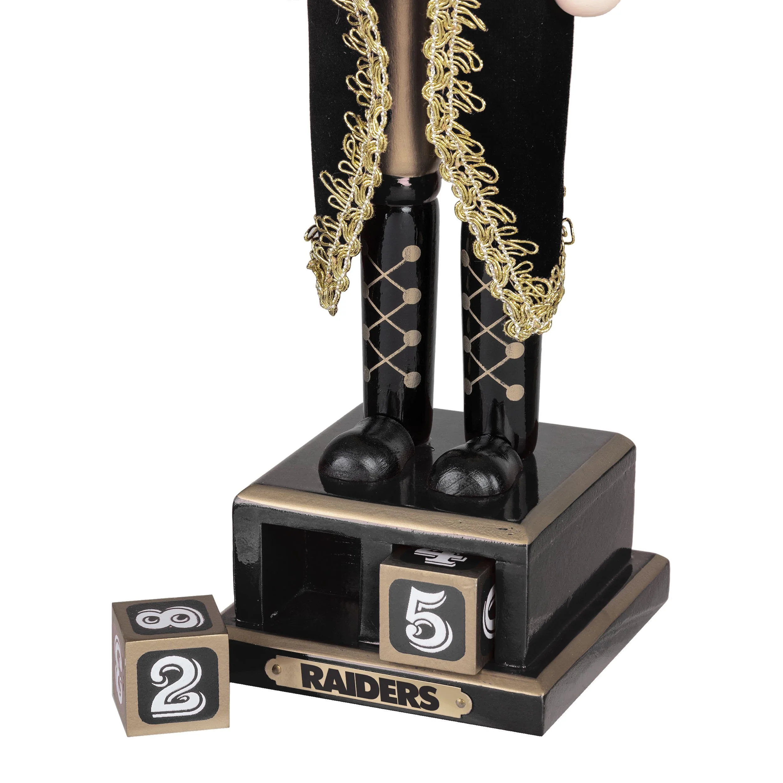 Las Vegas Raiders NFL Countdown Nutcracker - Image 4