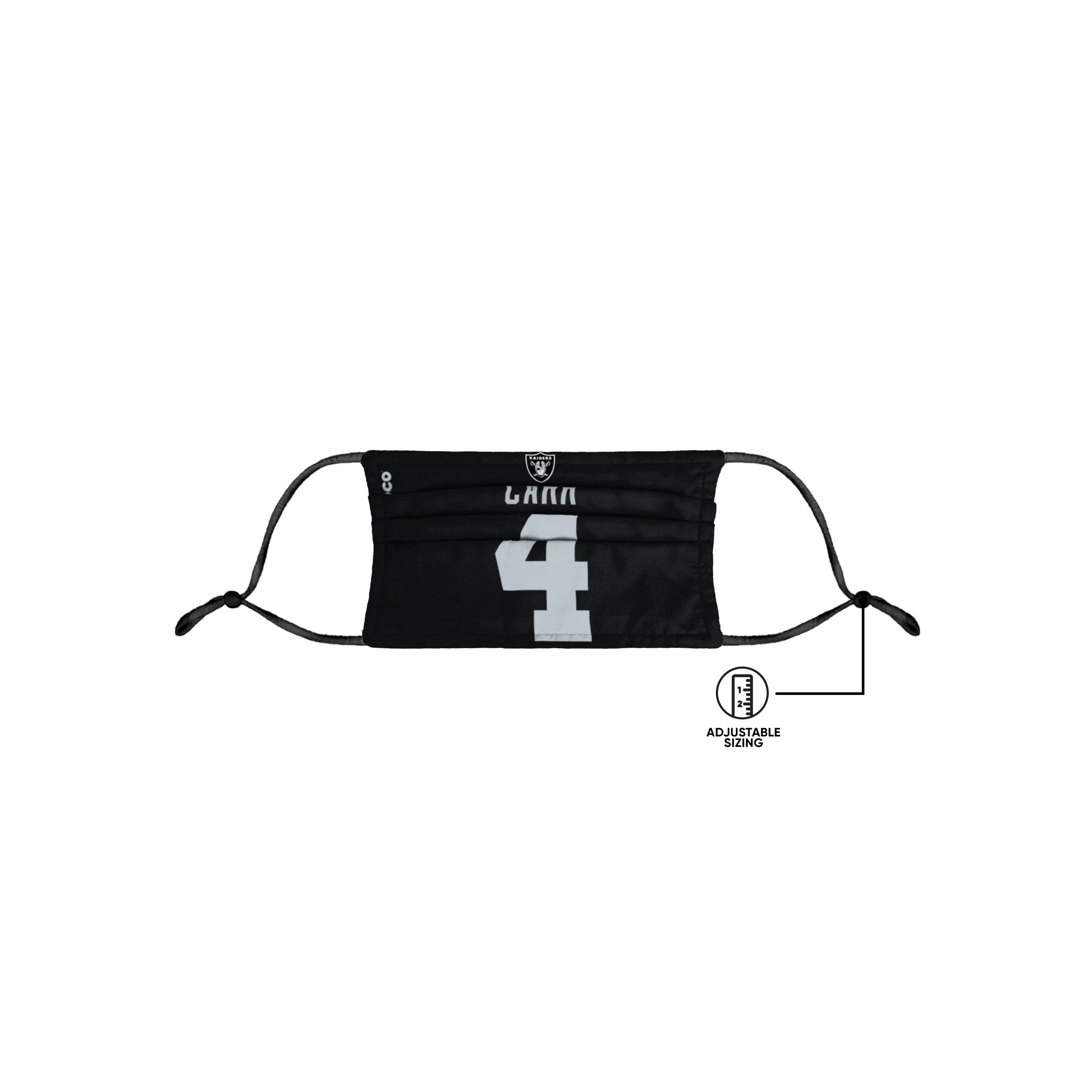 Las Vegas Raiders NFL Derek Carr Adjustable Face Cover - Image 5