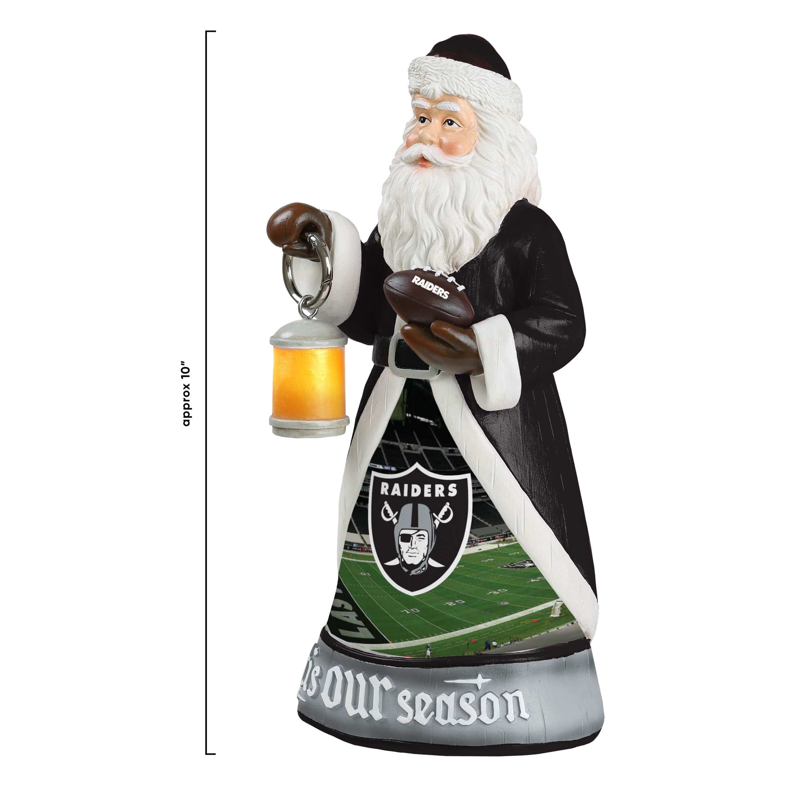 Las Vegas Raiders NFL Figure with Light Up Lantern - Image 5