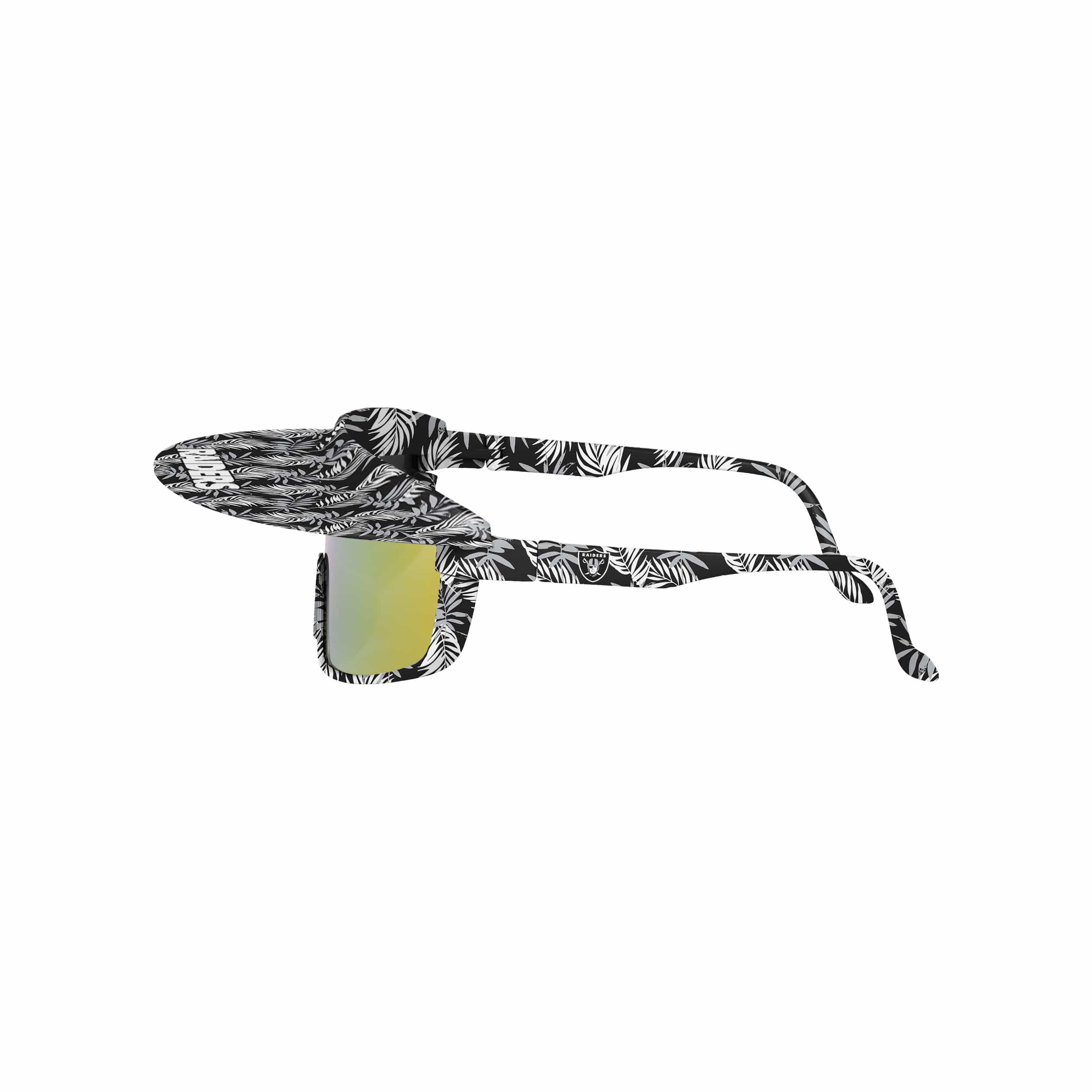 Las Vegas Raiders NFL Floral Visor Sunglasses - Image 3