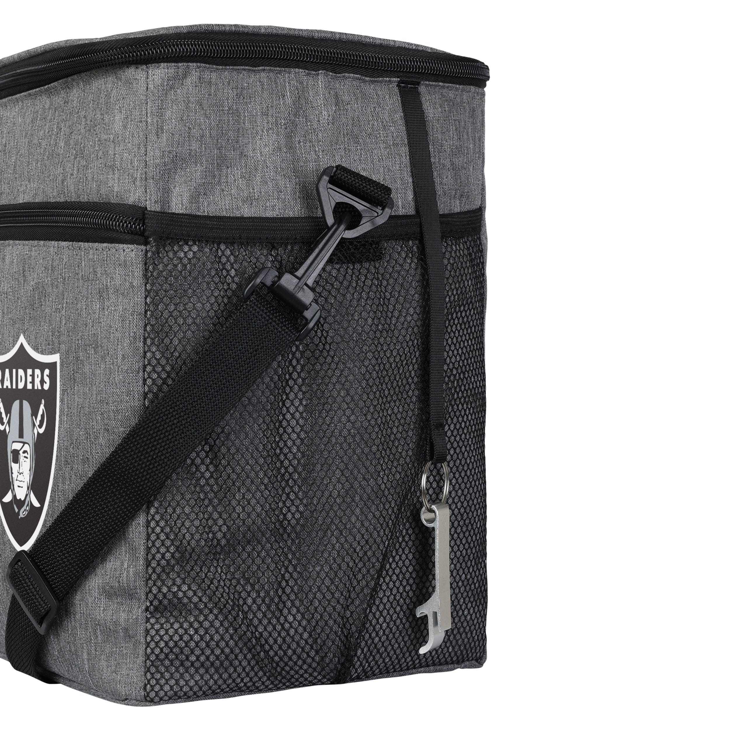 Las Vegas Raiders NFL Heather Grey Tailgate 24 Pack Cooler - Image 4