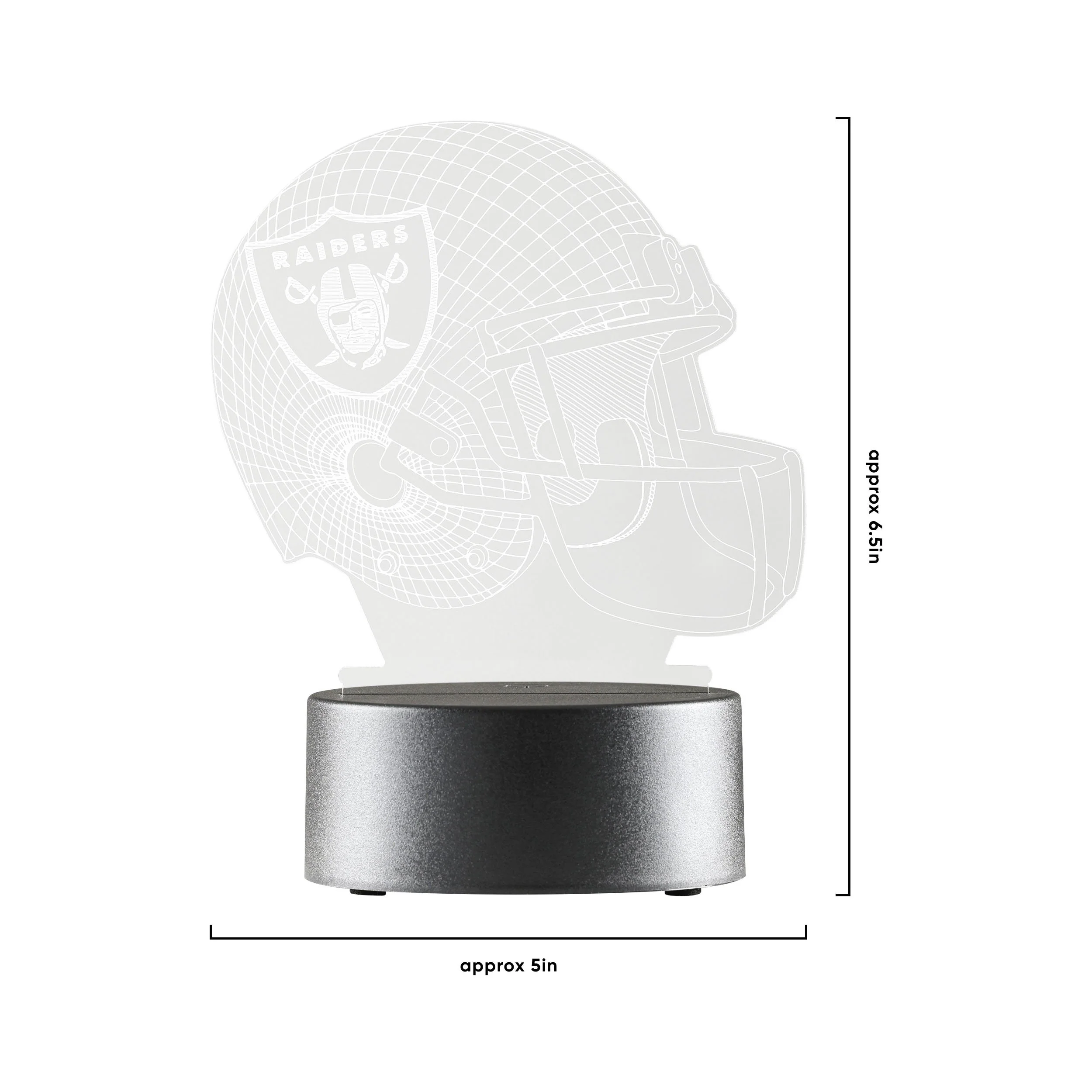 Las Vegas Raiders NFL Helmet Desk Light - Image 5