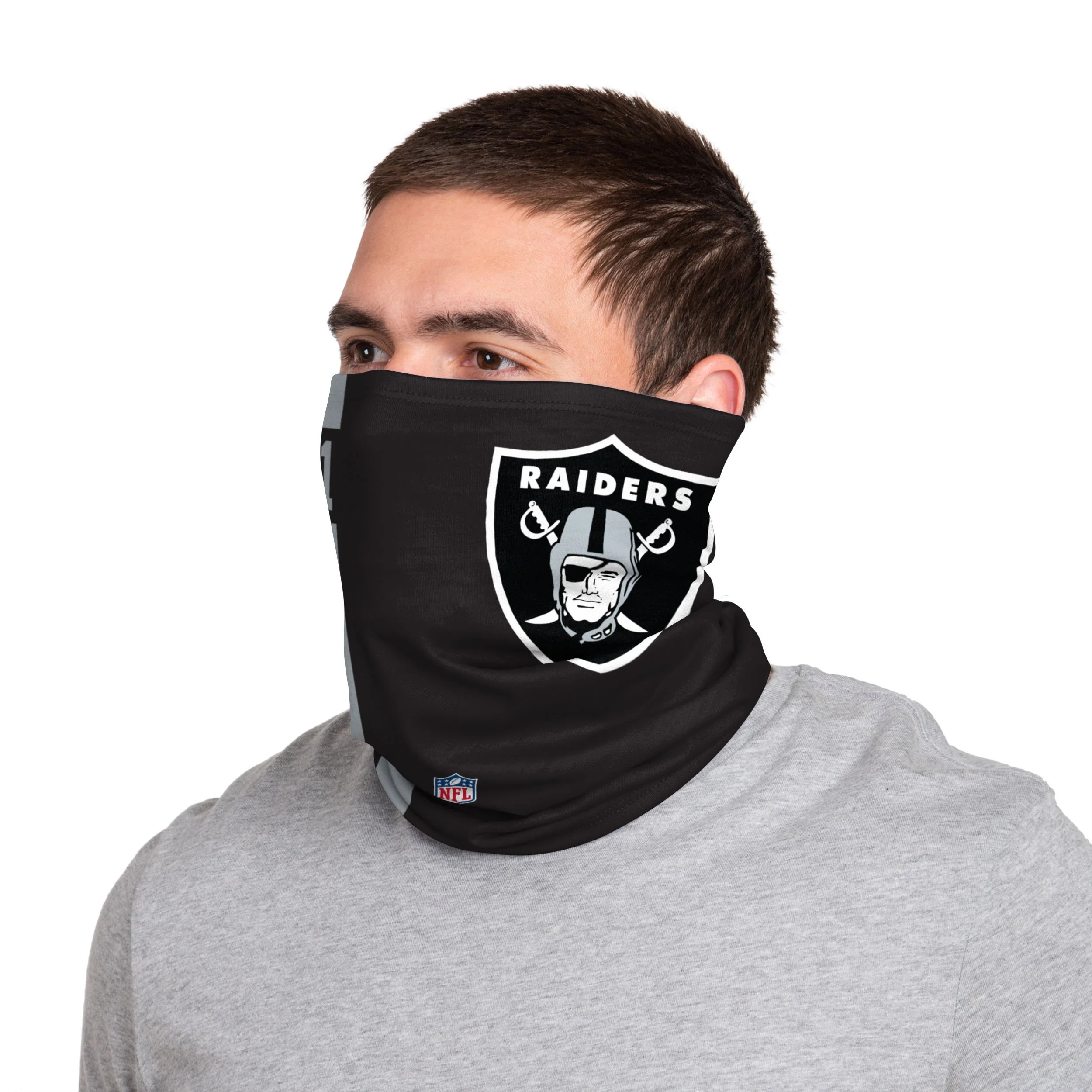 Las Vegas Raiders NFL Henry Ruggs III On-Field Sideline Logo Gaiter Scarf - Image 2