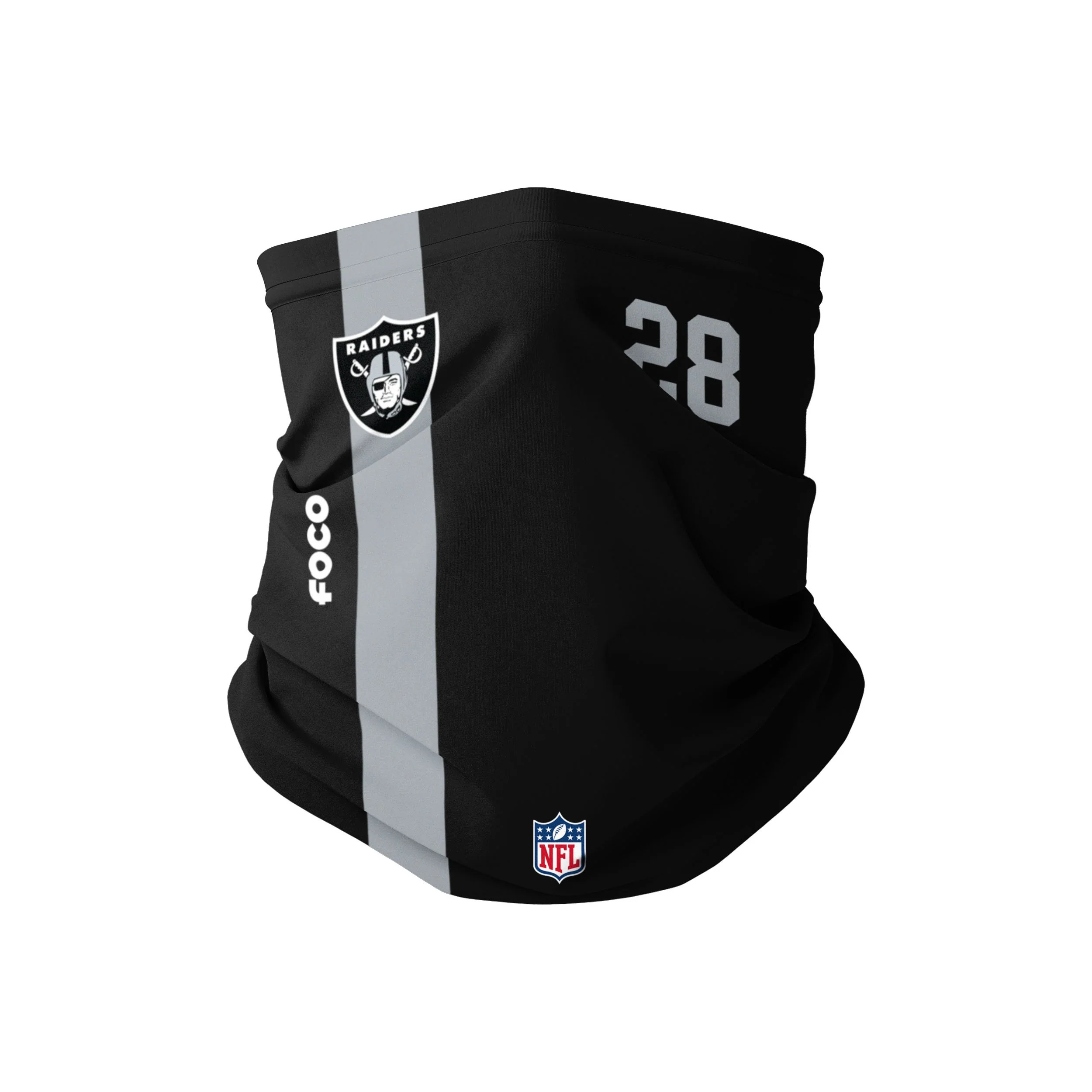 Las Vegas Raiders NFL Josh Jacobs On-Field Sideline Gaiter Scarf
