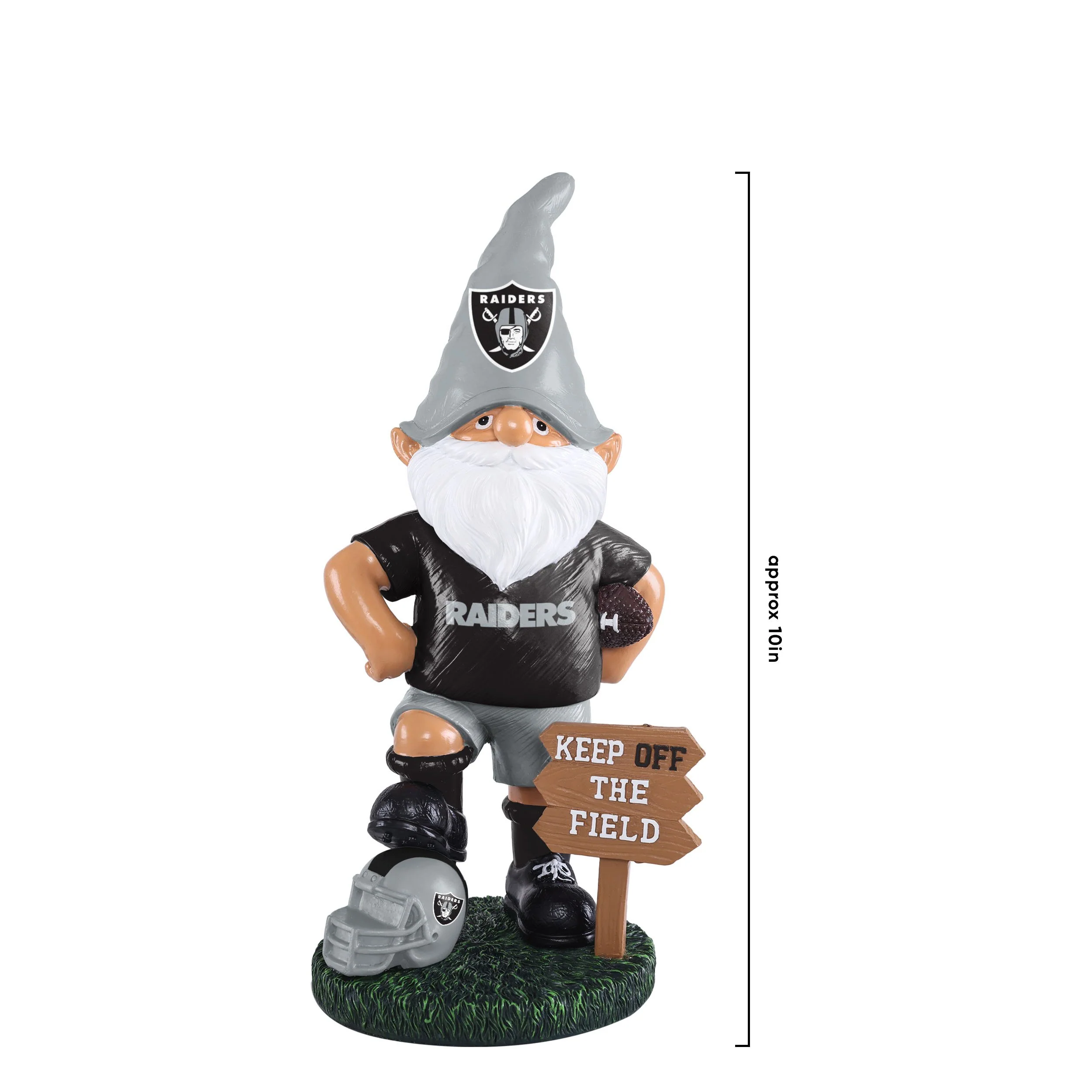 Las Vegas Raiders NFL Keep Off The Field Gnome - Image 4
