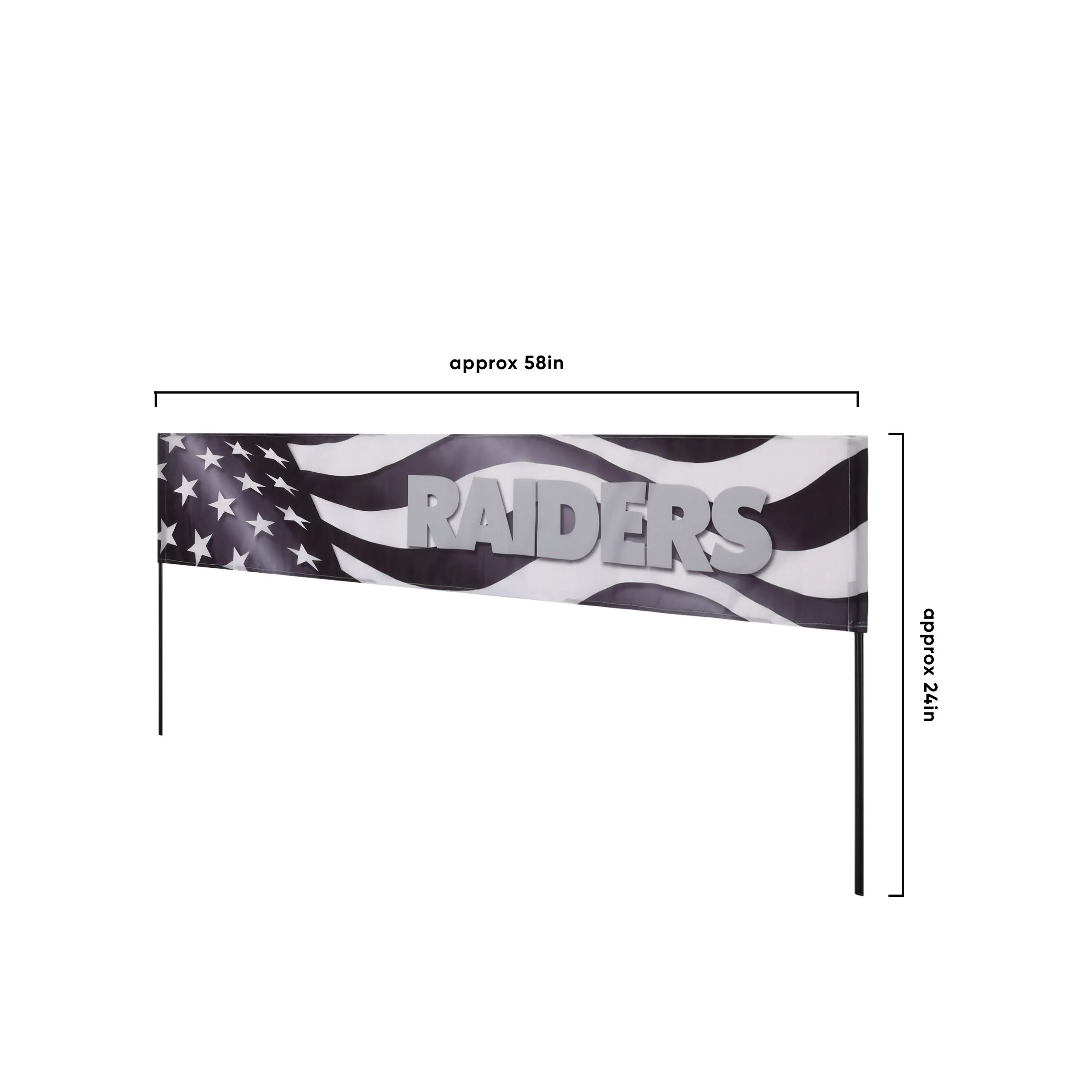 Las Vegas Raiders NFL Lawn Banner - Image 2