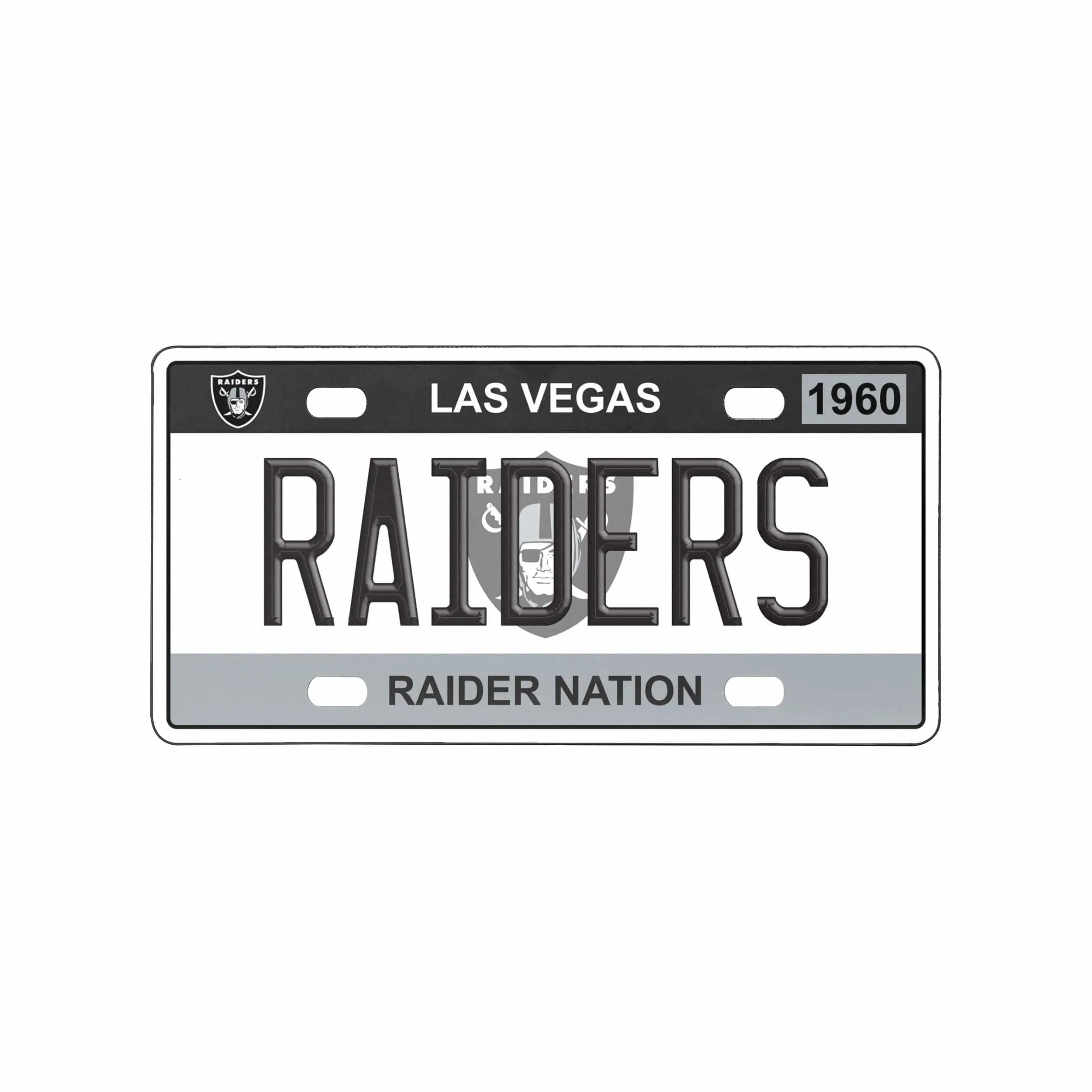 Las Vegas Raiders NFL License Plate Wall Sign