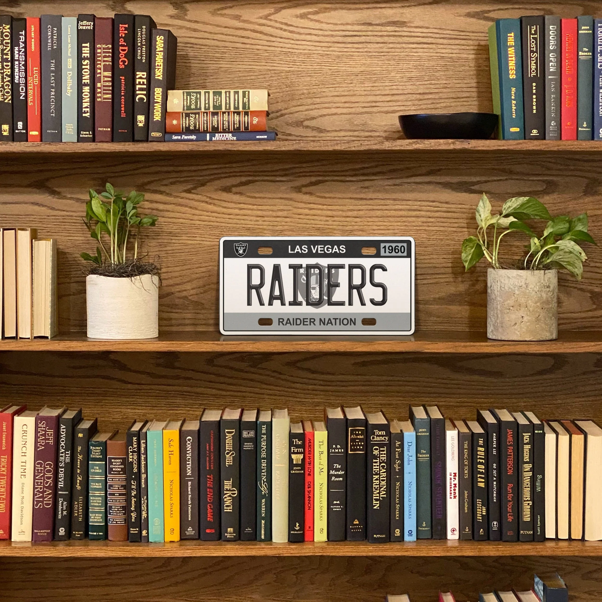 Las Vegas Raiders NFL License Plate Wall Sign - Image 3