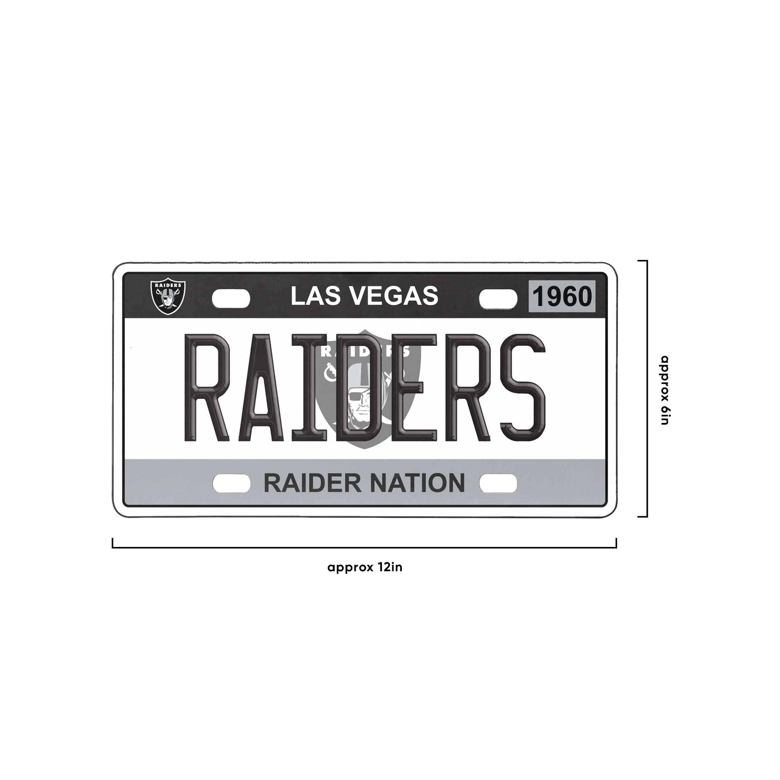 Las Vegas Raiders NFL License Plate Wall Sign - Image 4