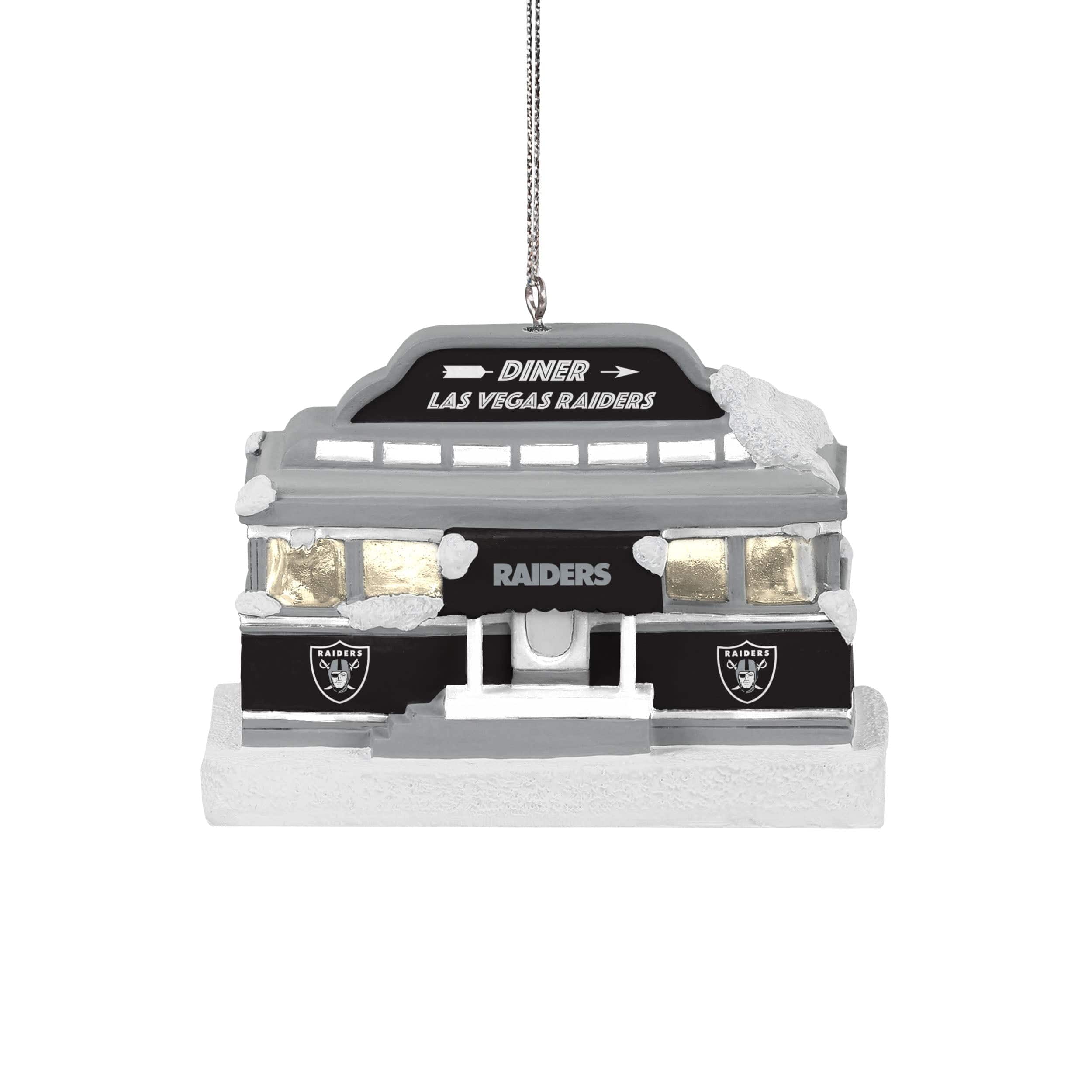 Las Vegas Raiders NFL Light Up Diner Ornament