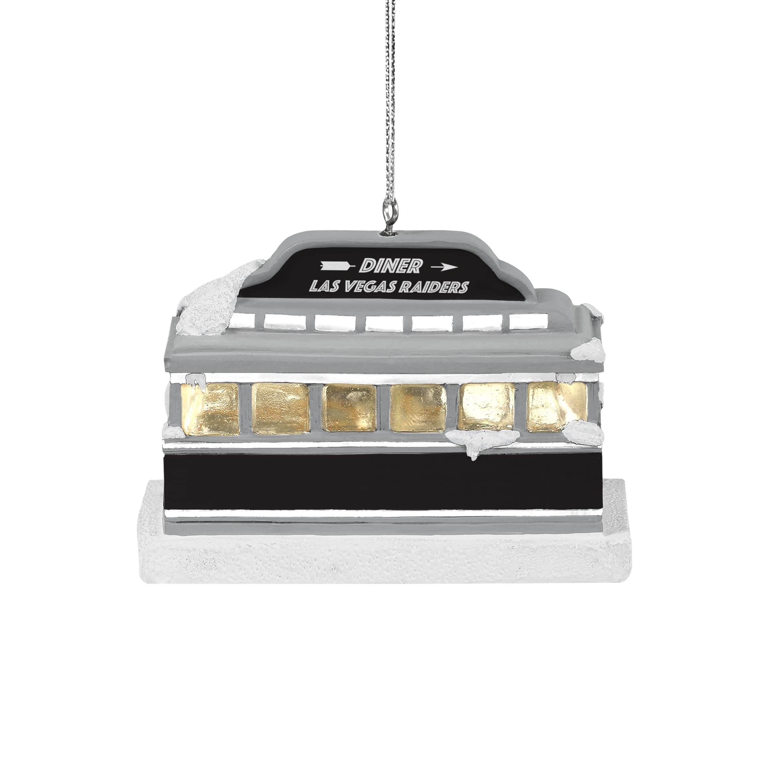 Las Vegas Raiders NFL Light Up Diner Ornament - Image 4