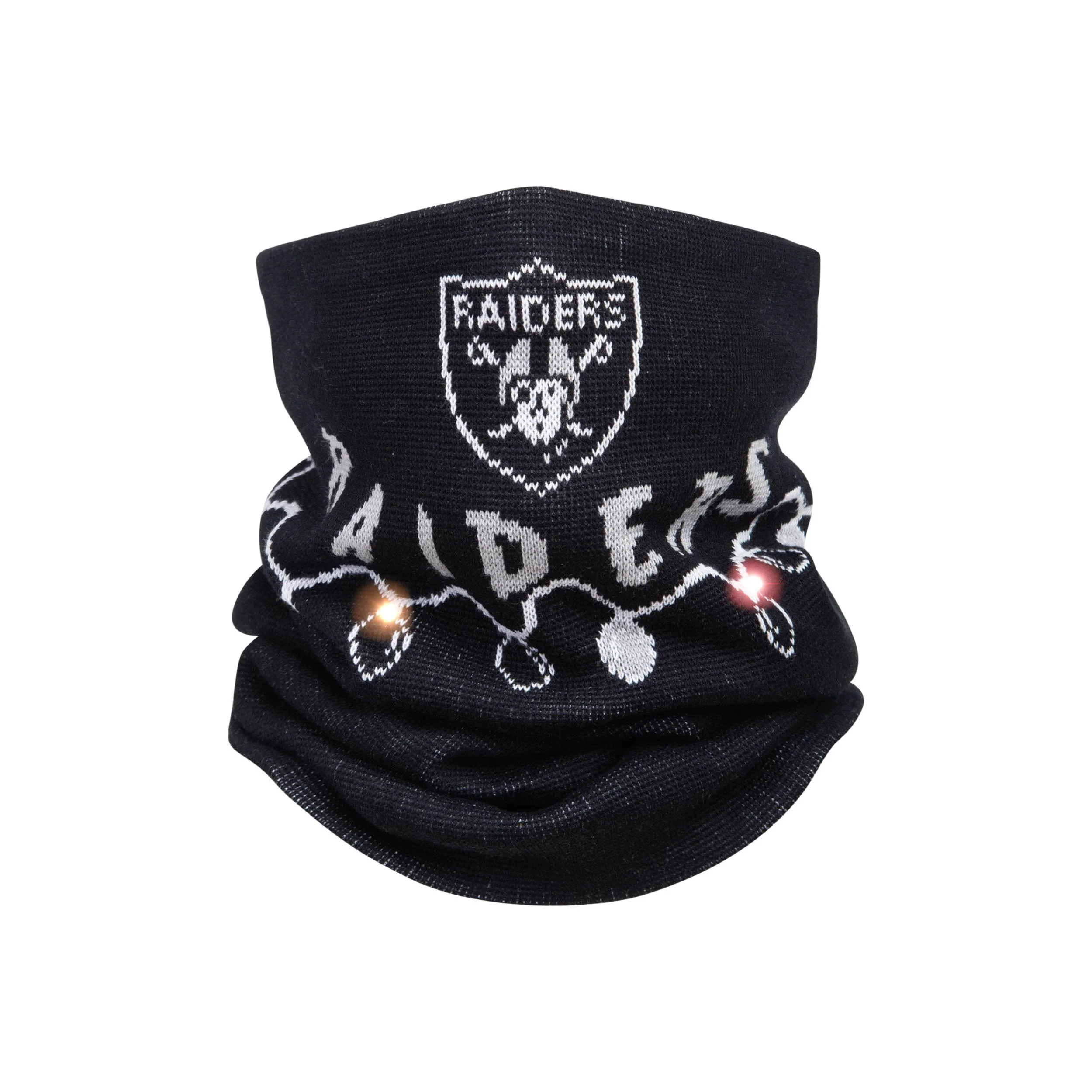 Las Vegas Raiders NFL Light Up Knit Gaiter Scarf
