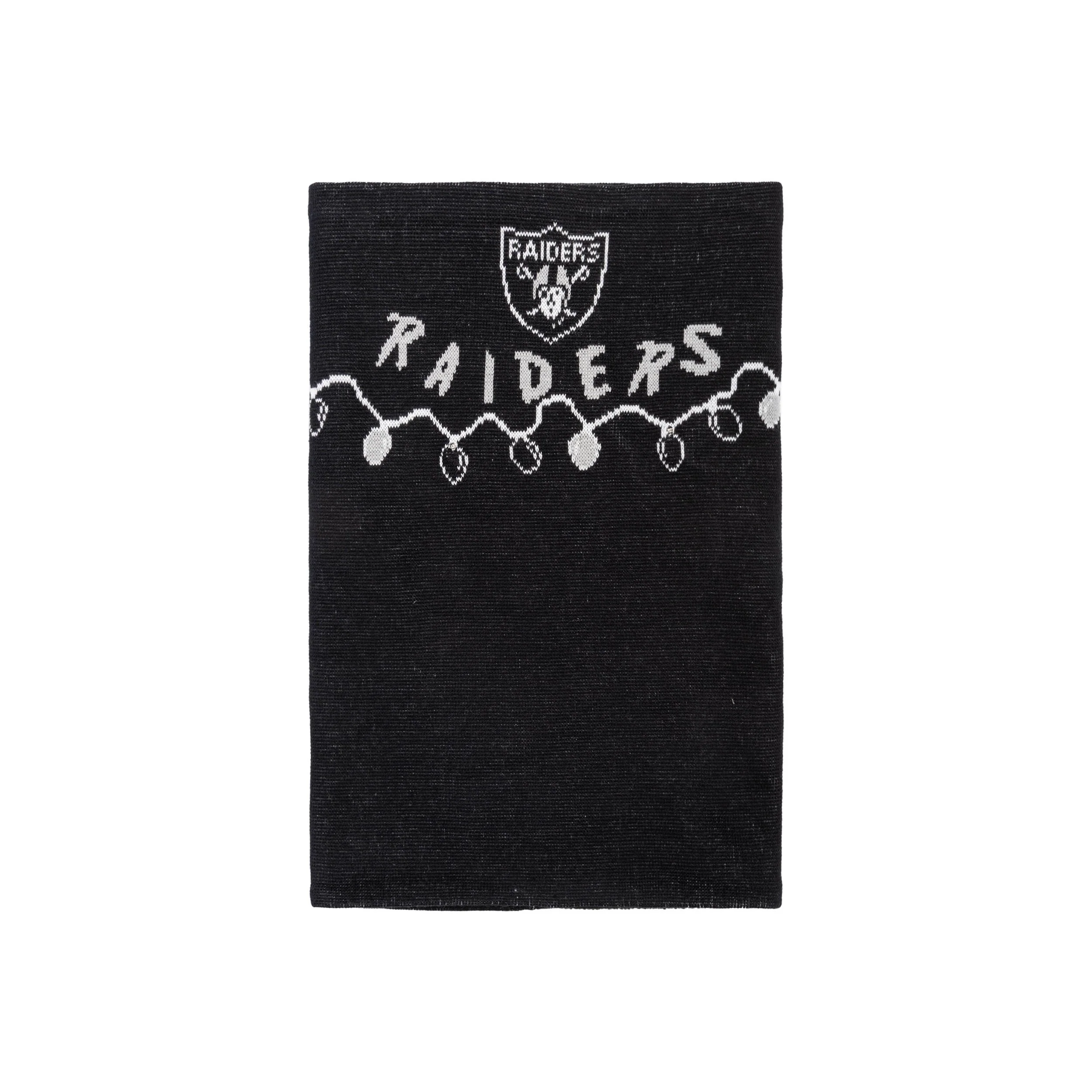 Las Vegas Raiders NFL Light Up Knit Gaiter Scarf - Image 2