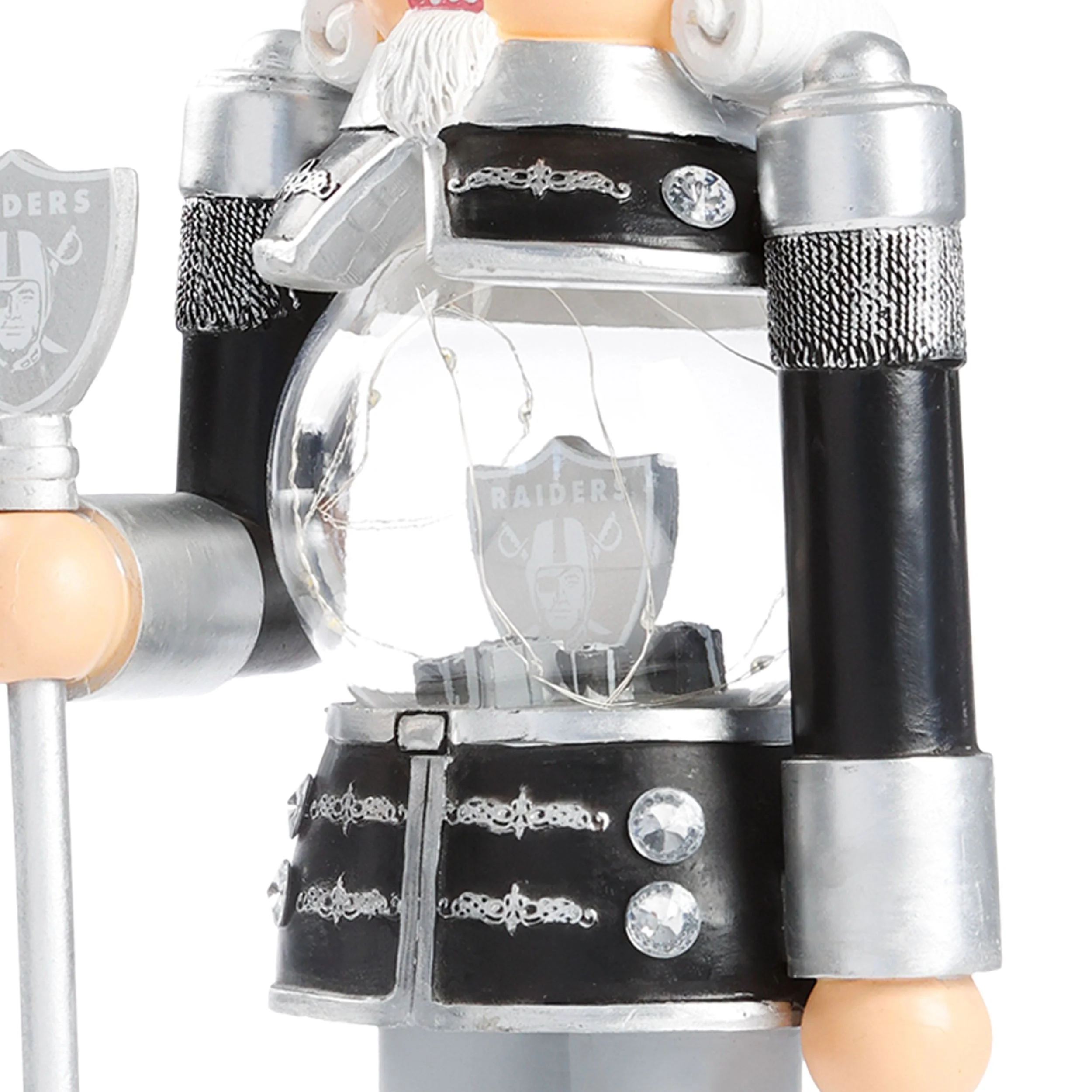 Las Vegas Raiders NFL Light Up Nutcracker - Image 5