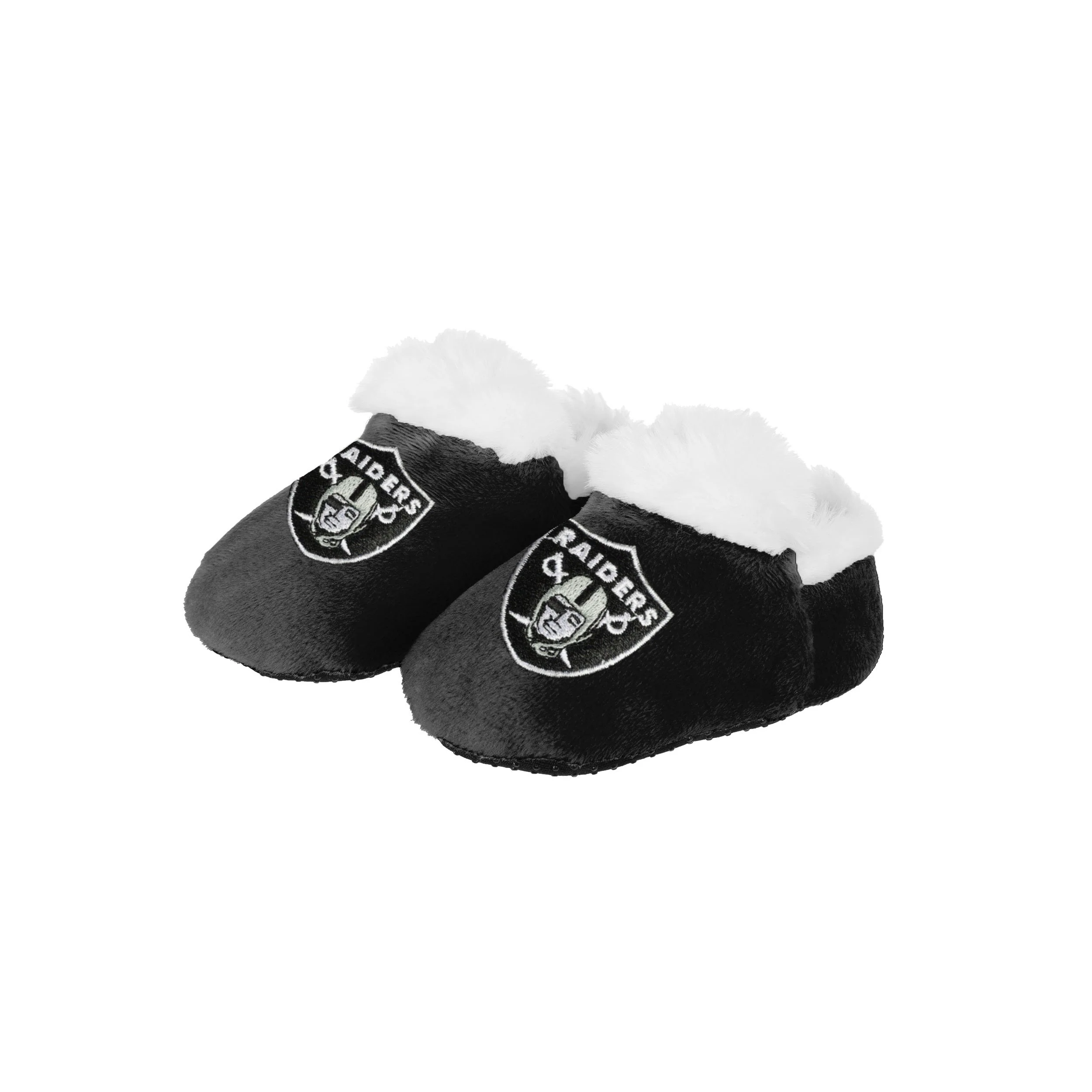 Las Vegas Raiders NFL Logo Baby Bootie Slipper - Image 3