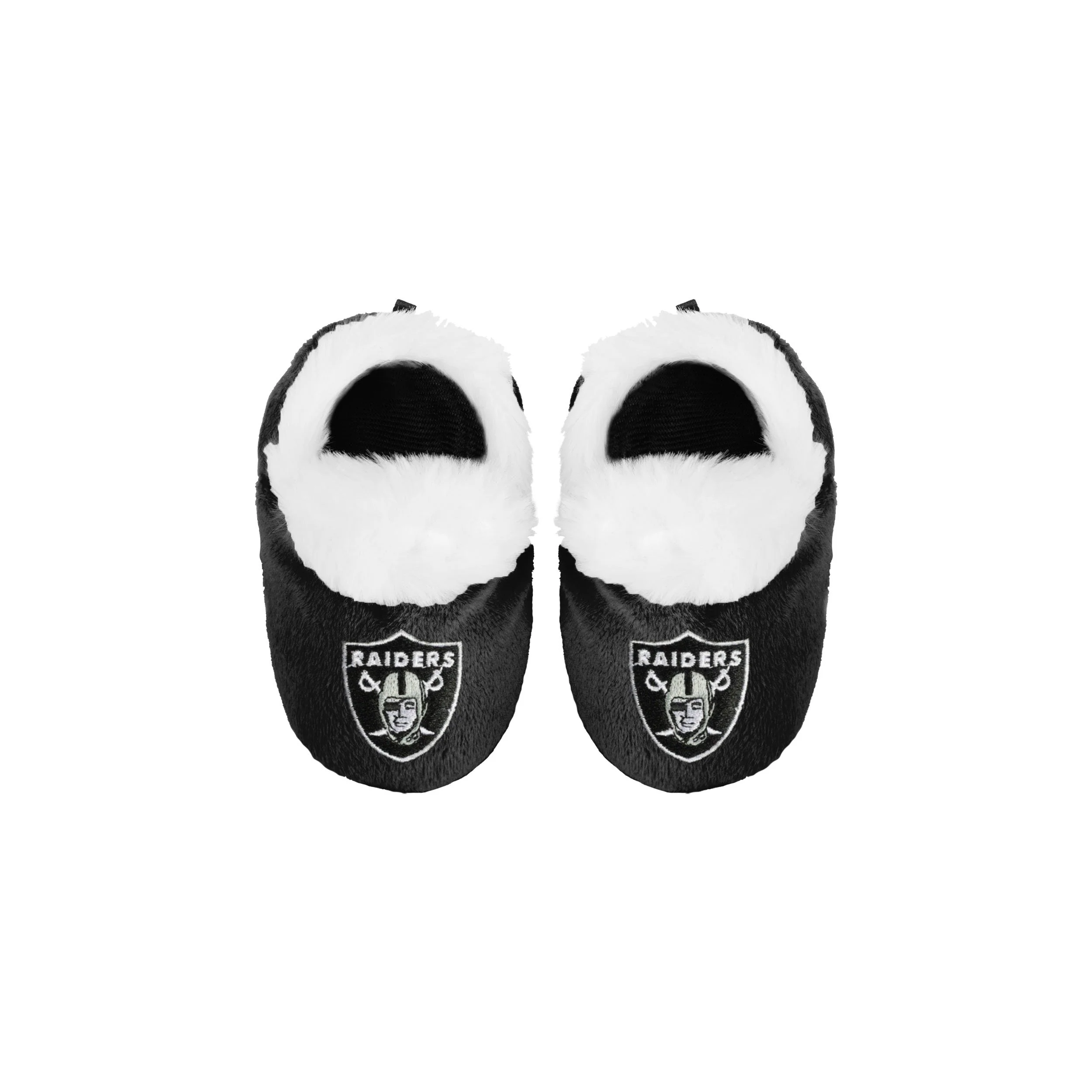 Las Vegas Raiders NFL Logo Baby Bootie Slipper - Image 4