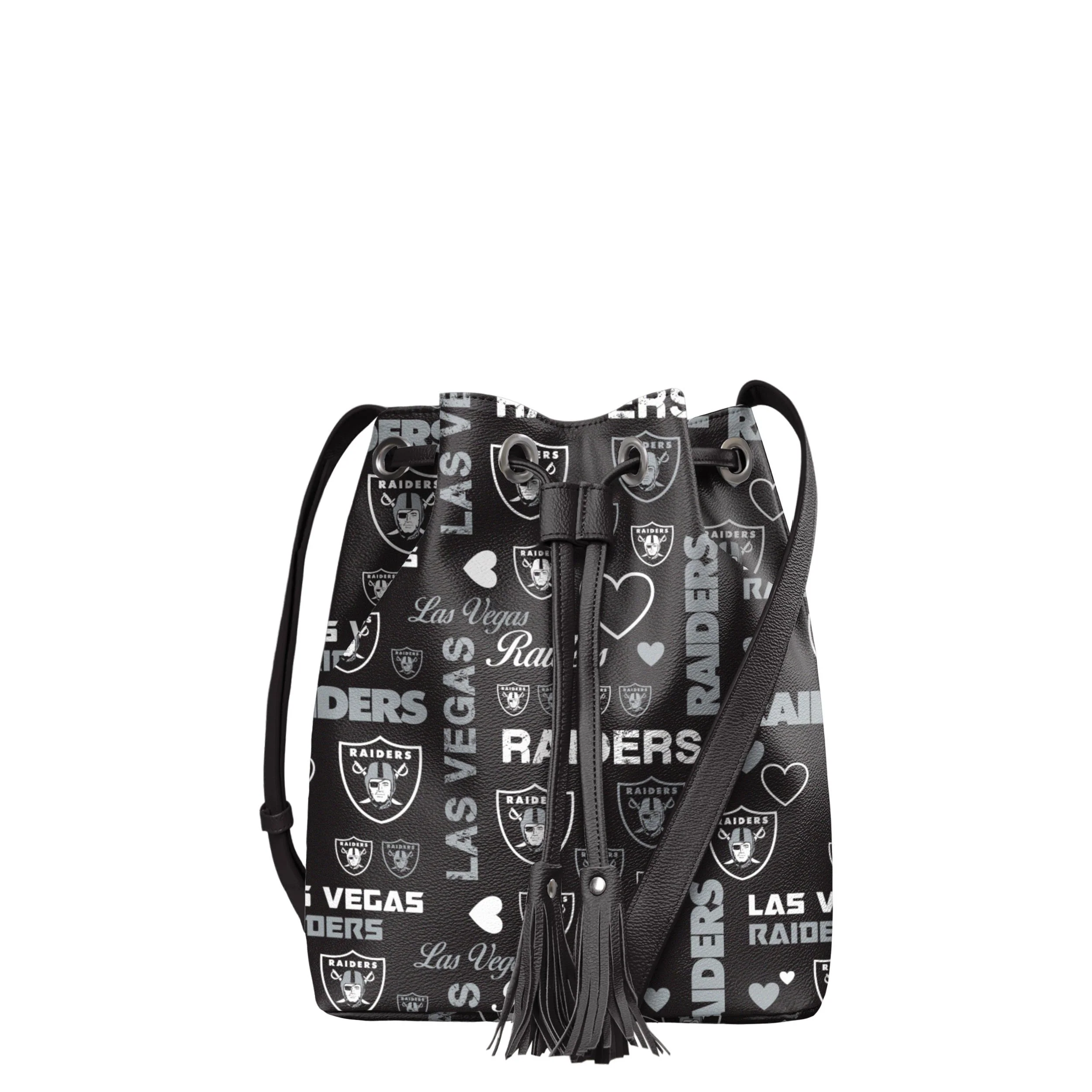 Las Vegas Raiders NFL Logo Love Cinch Purse