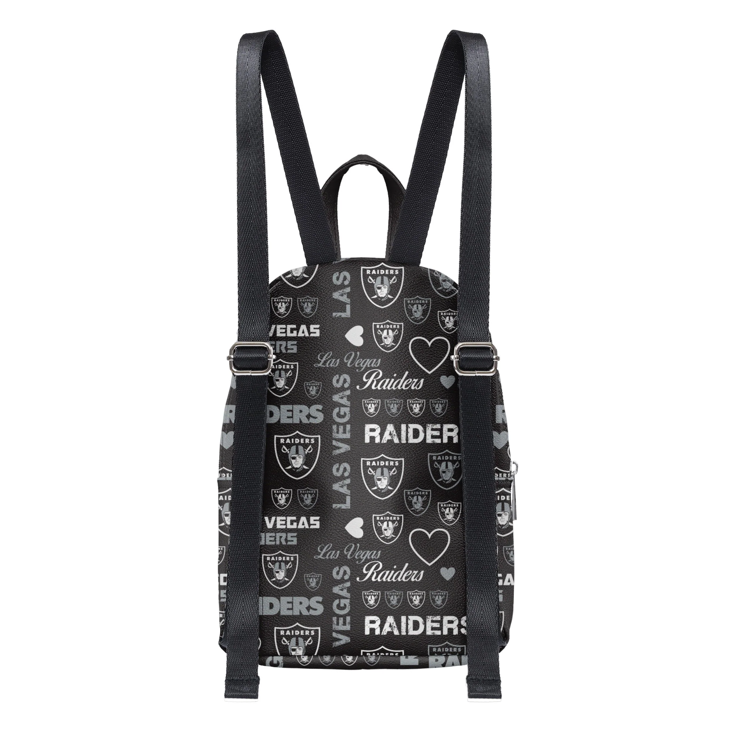 Las Vegas Raiders NFL Logo Love Mini Backpack - Image 5