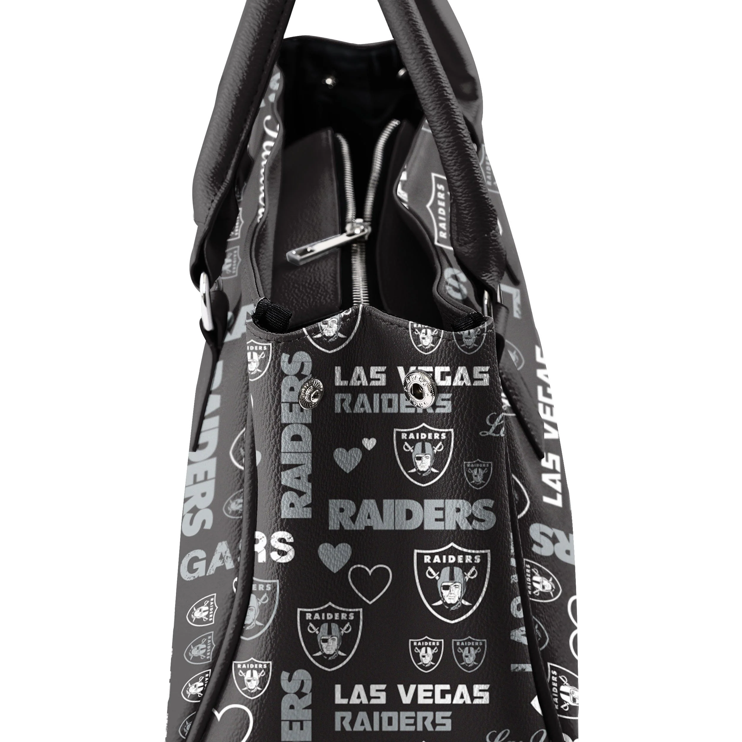 Las Vegas Raiders NFL Logo Love Purse - Image 4