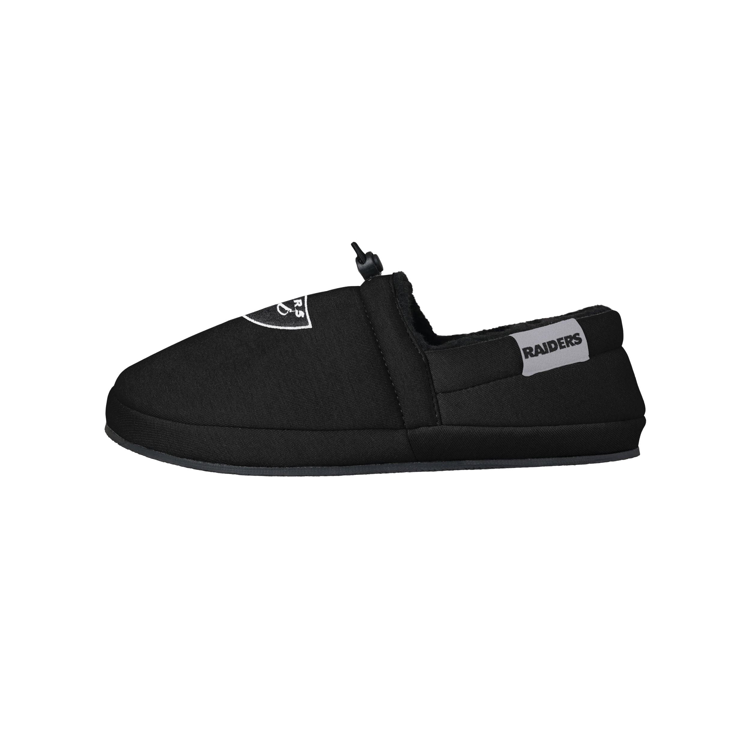 Las Vegas Raiders NFL Mens Big Logo Athletic Moccasin Slippers - Image 2