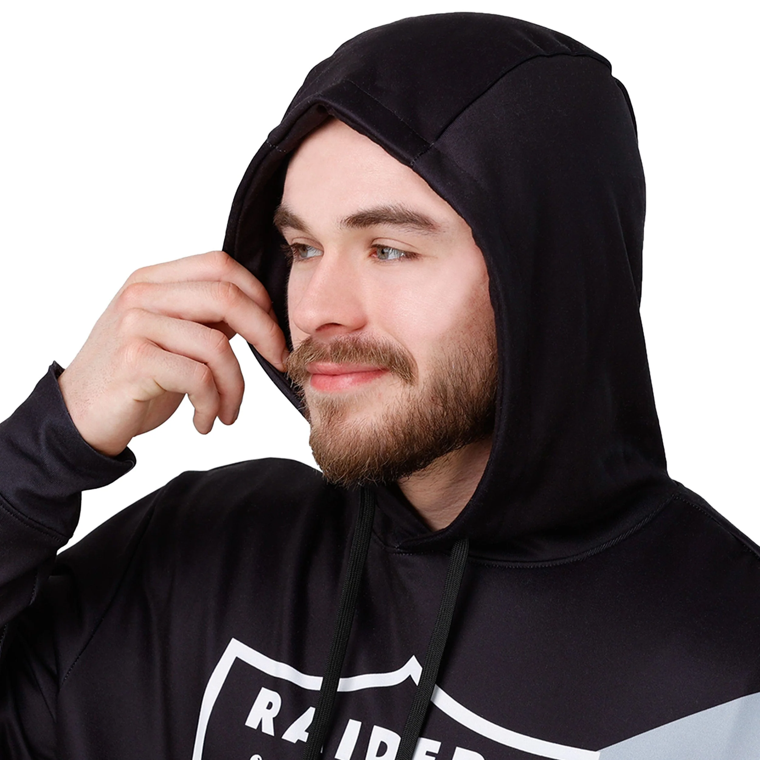 Las Vegas Raiders NFL Mens Bold Logo Hoodie - Image 4
