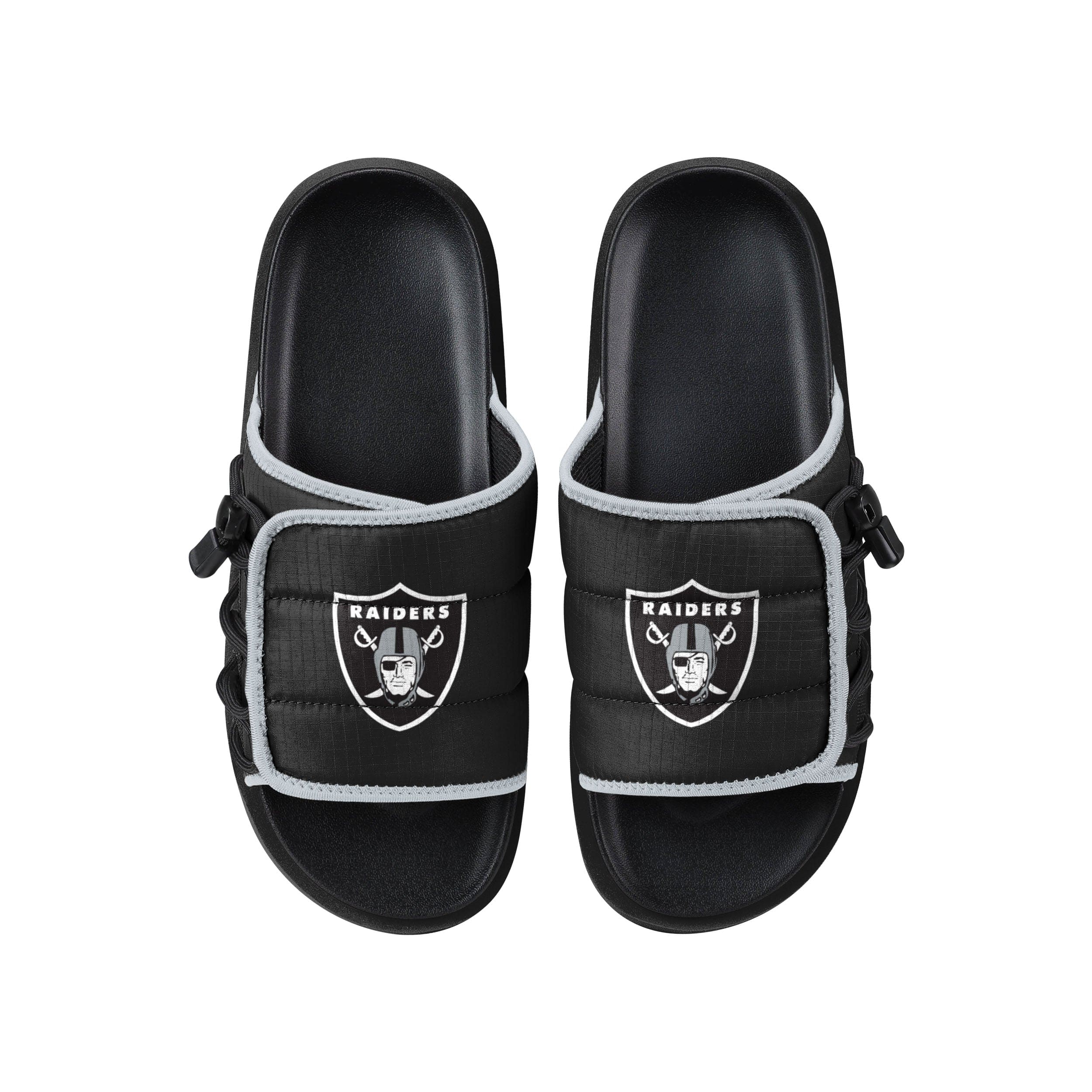 Las Vegas Raiders NFL Mens Future Slide Flip Flops - Image 2