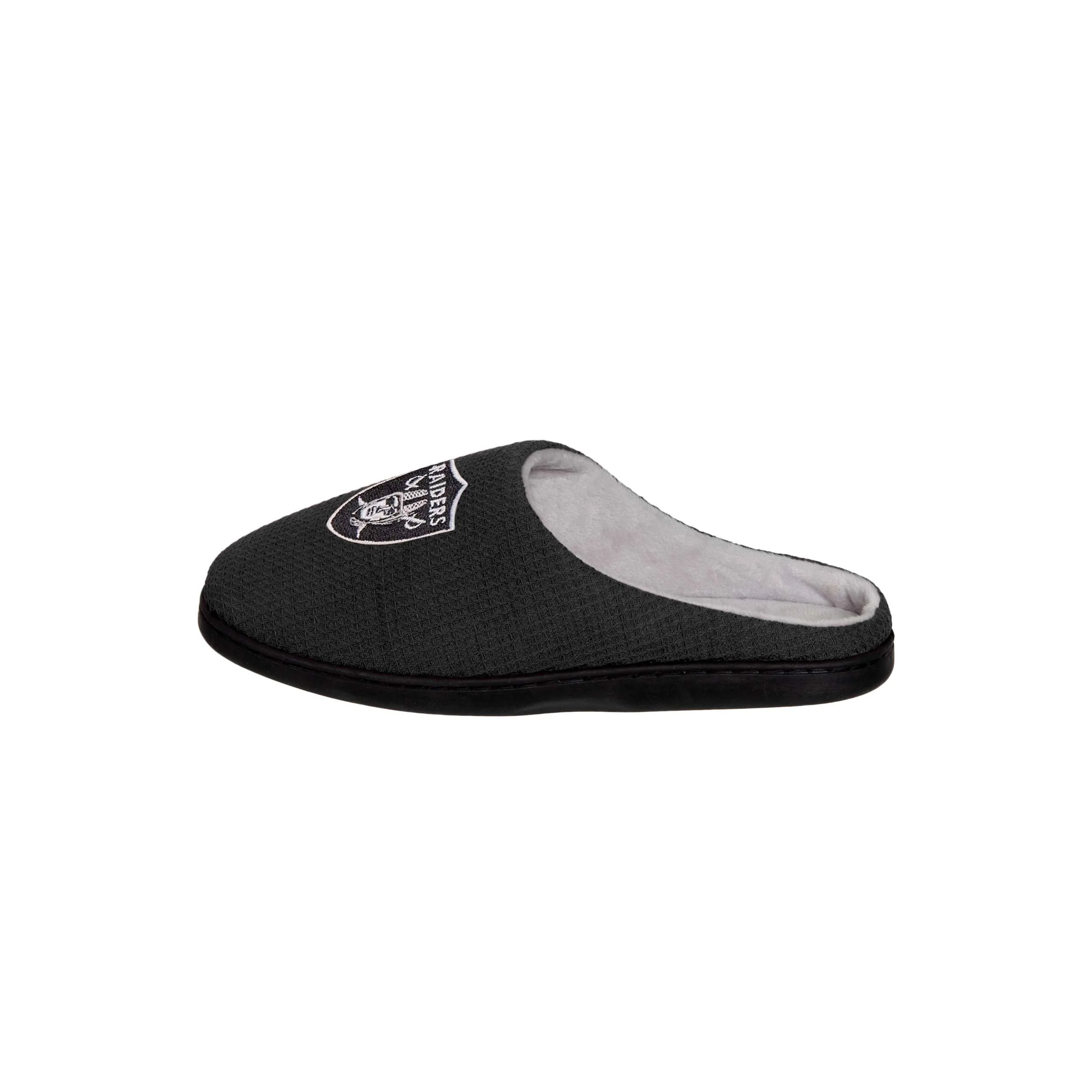 Las Vegas Raiders NFL Mens Memory Foam Slide Slippers - Image 4