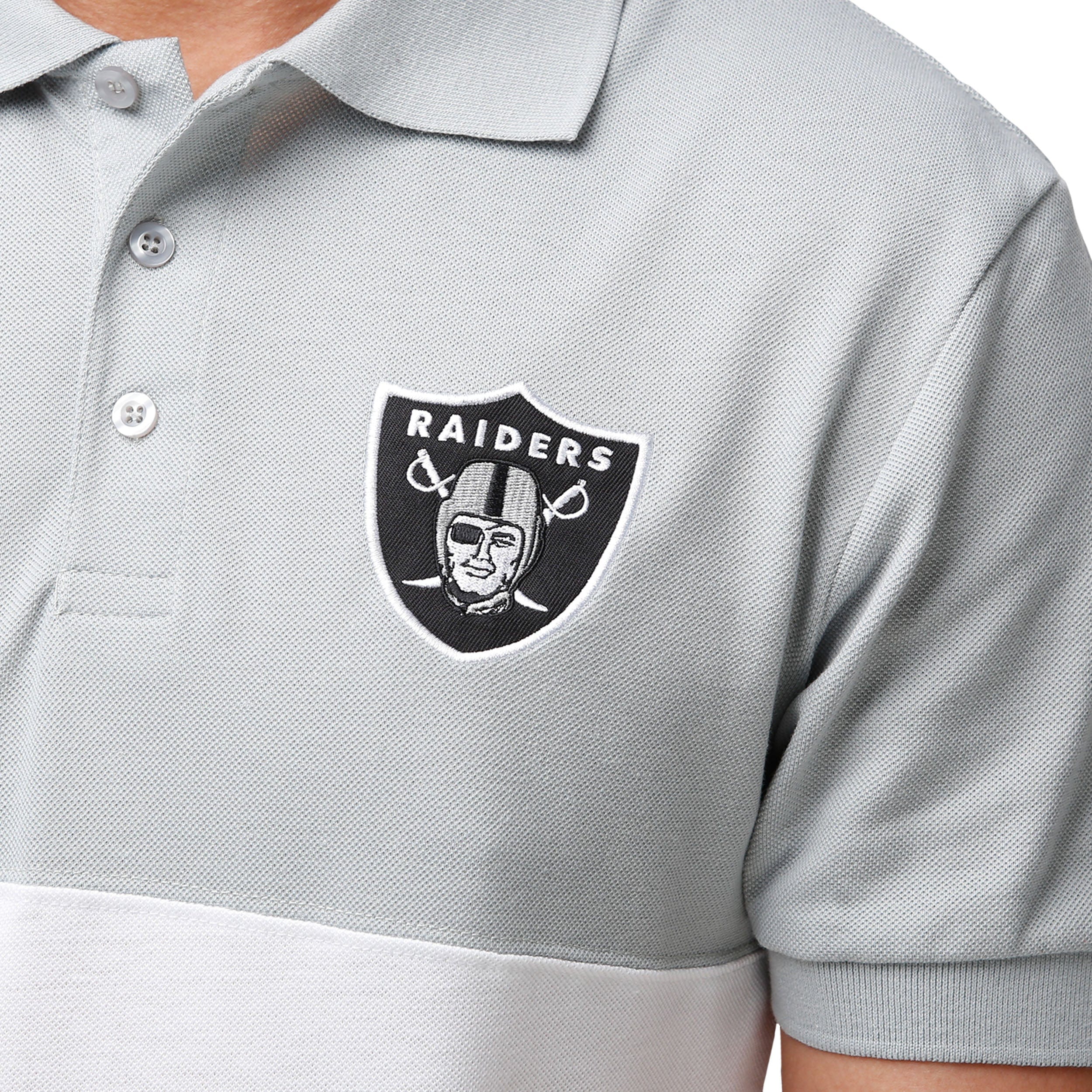 Las Vegas Raiders NFL Mens Rugby Scrum Polo - Image 4