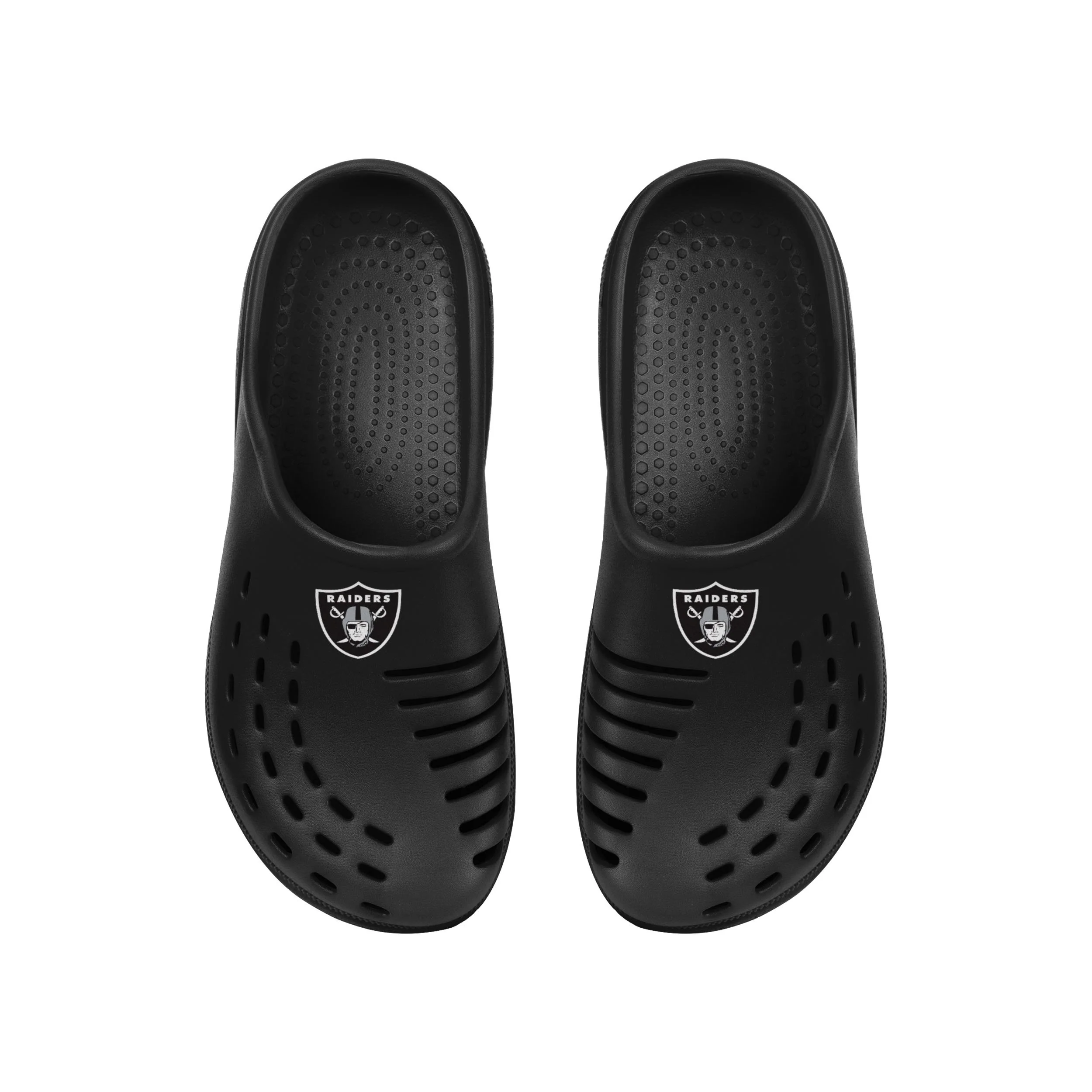 Las Vegas Raiders NFL Mens Solid Clog - Image 4