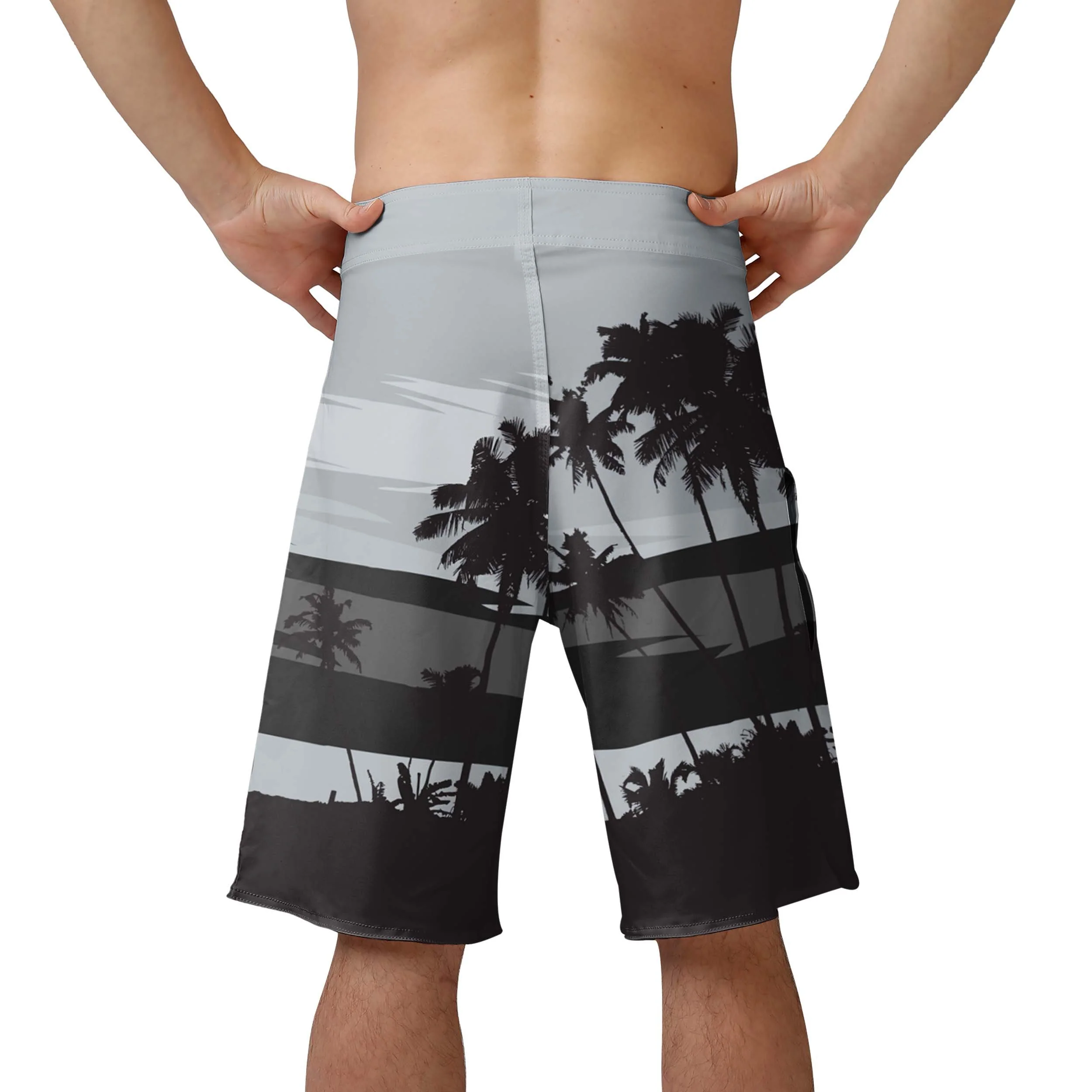 Las Vegas Raiders NFL Mens Sunset Boardshorts - Image 3