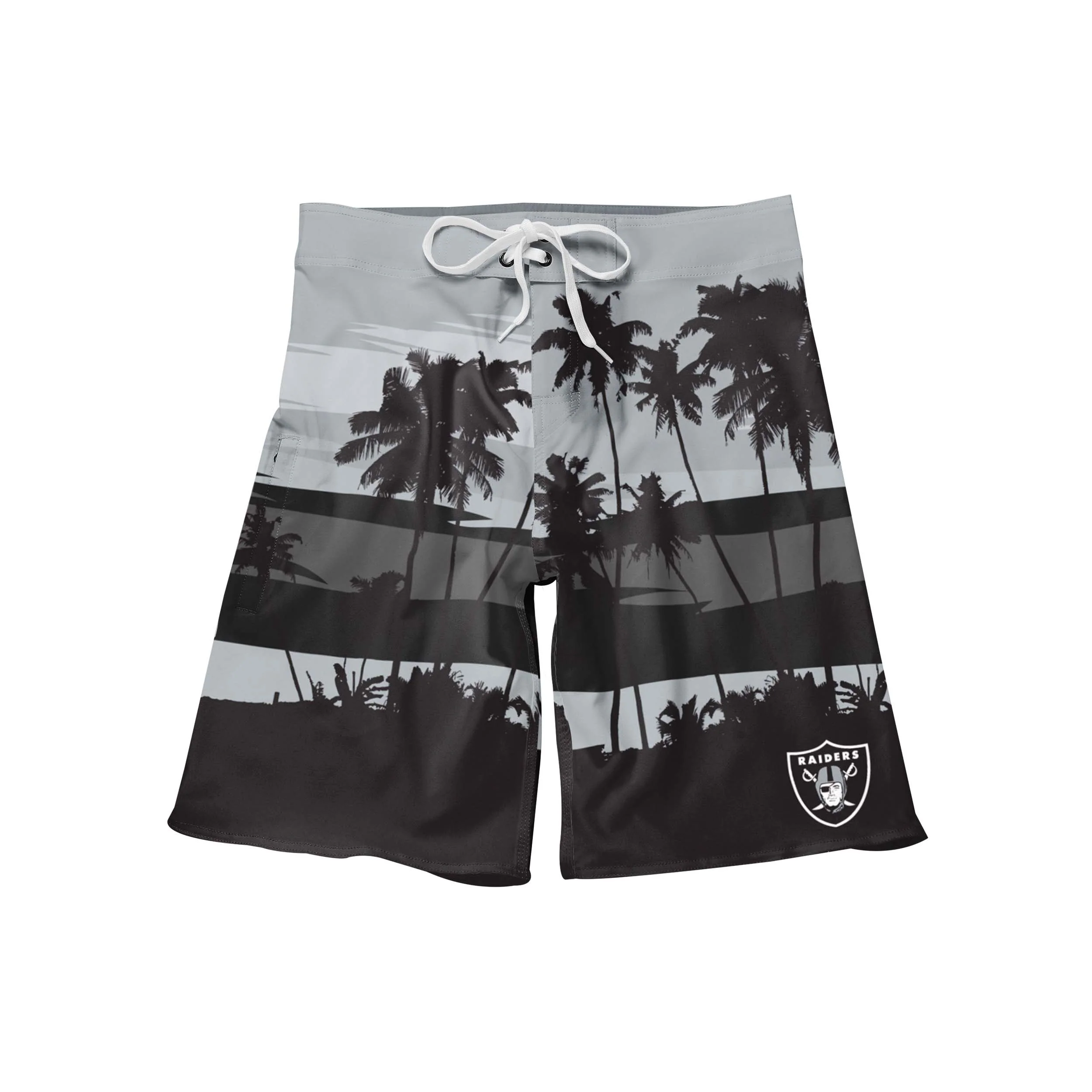 Las Vegas Raiders NFL Mens Sunset Boardshorts - Image 4