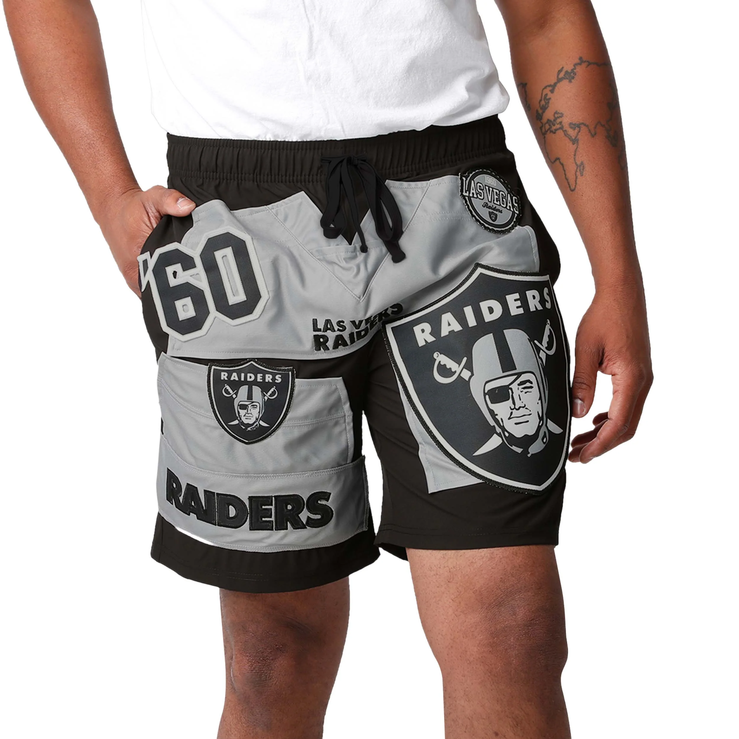 Las Vegas Raiders NFL Mens Ultimate Uniform Shorts - Image 2