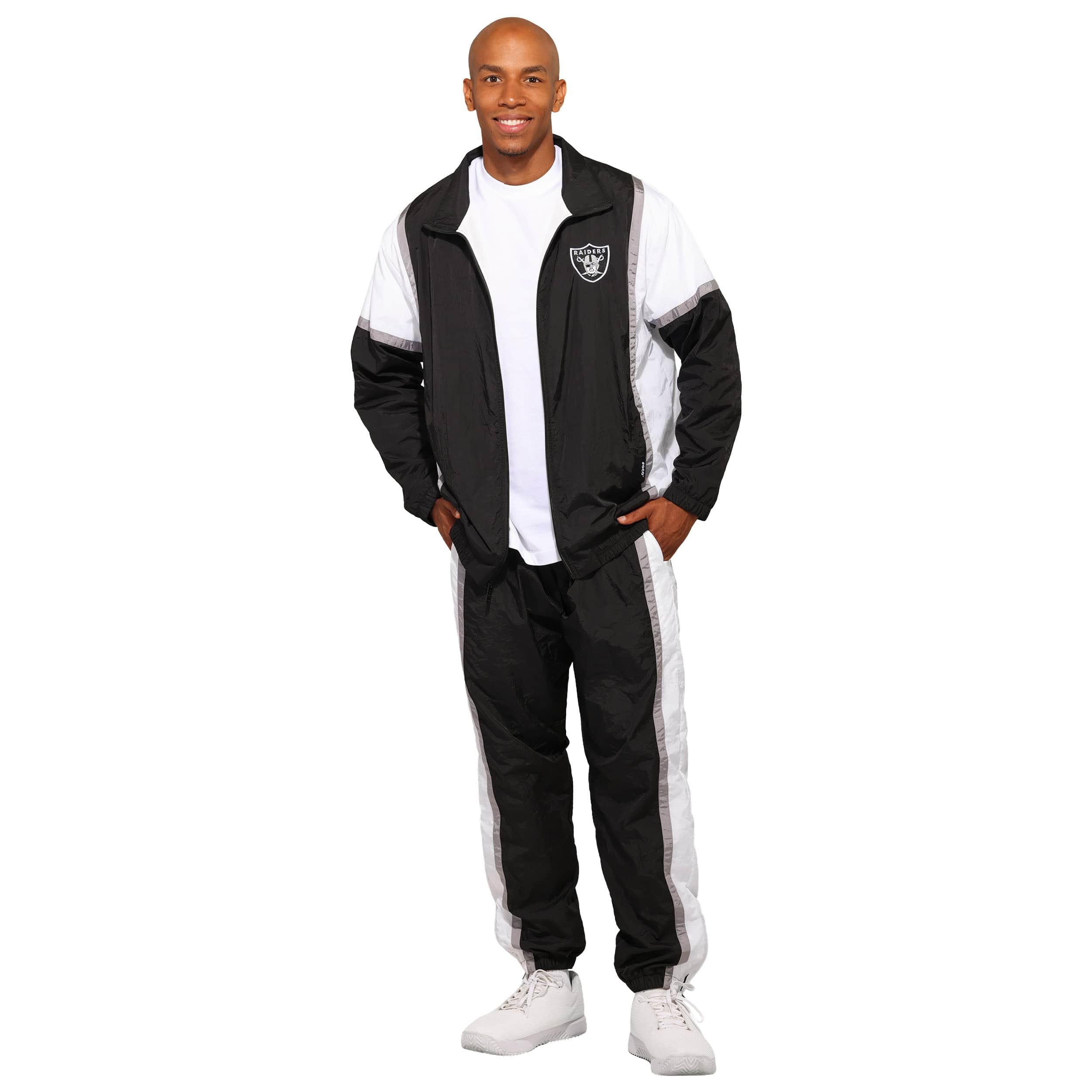 Las Vegas Raiders NFL Nylon Crinkle Gameday Jacket - Image 5