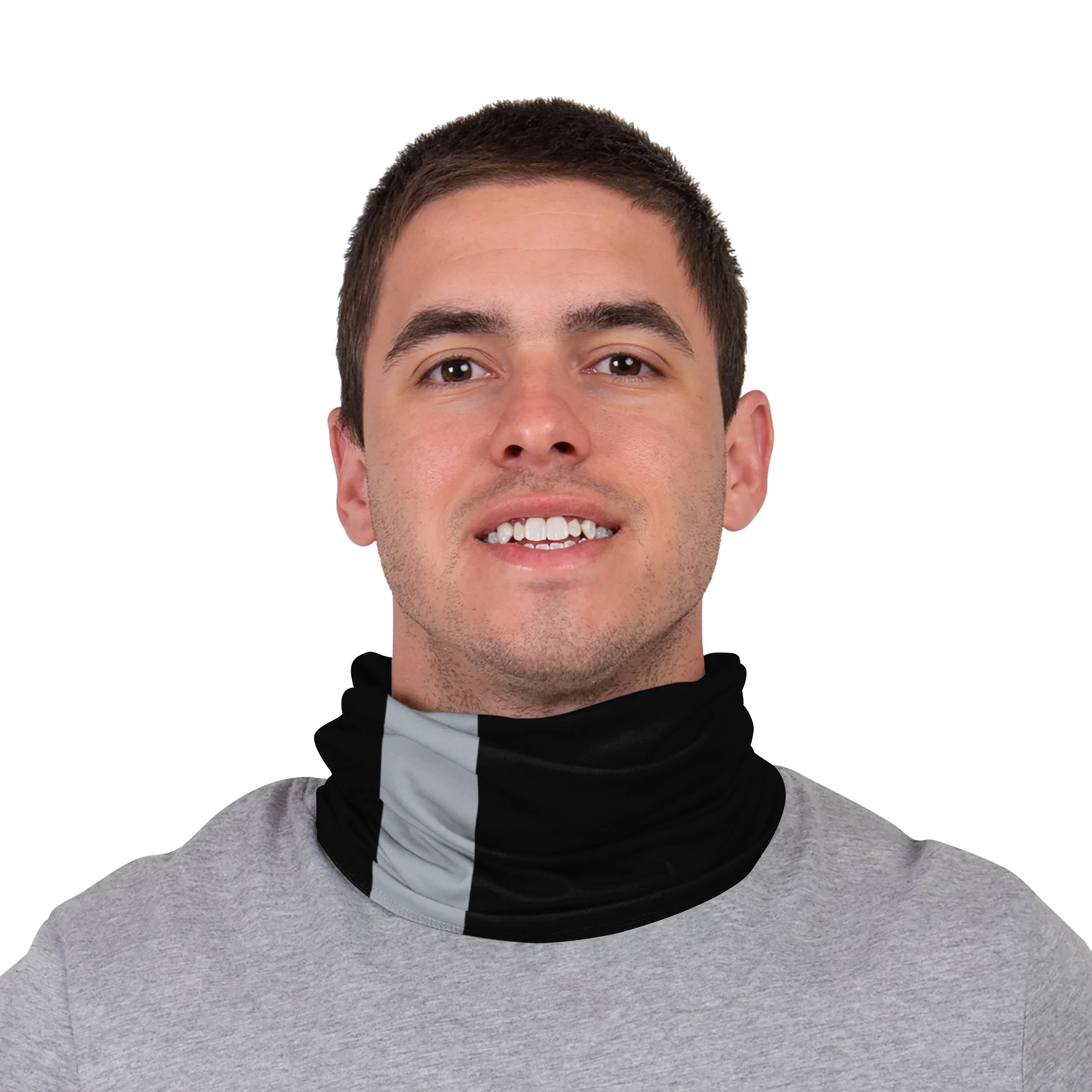 Las Vegas Raiders NFL On-Field Sideline Logo Gaiter Scarf - Image 2