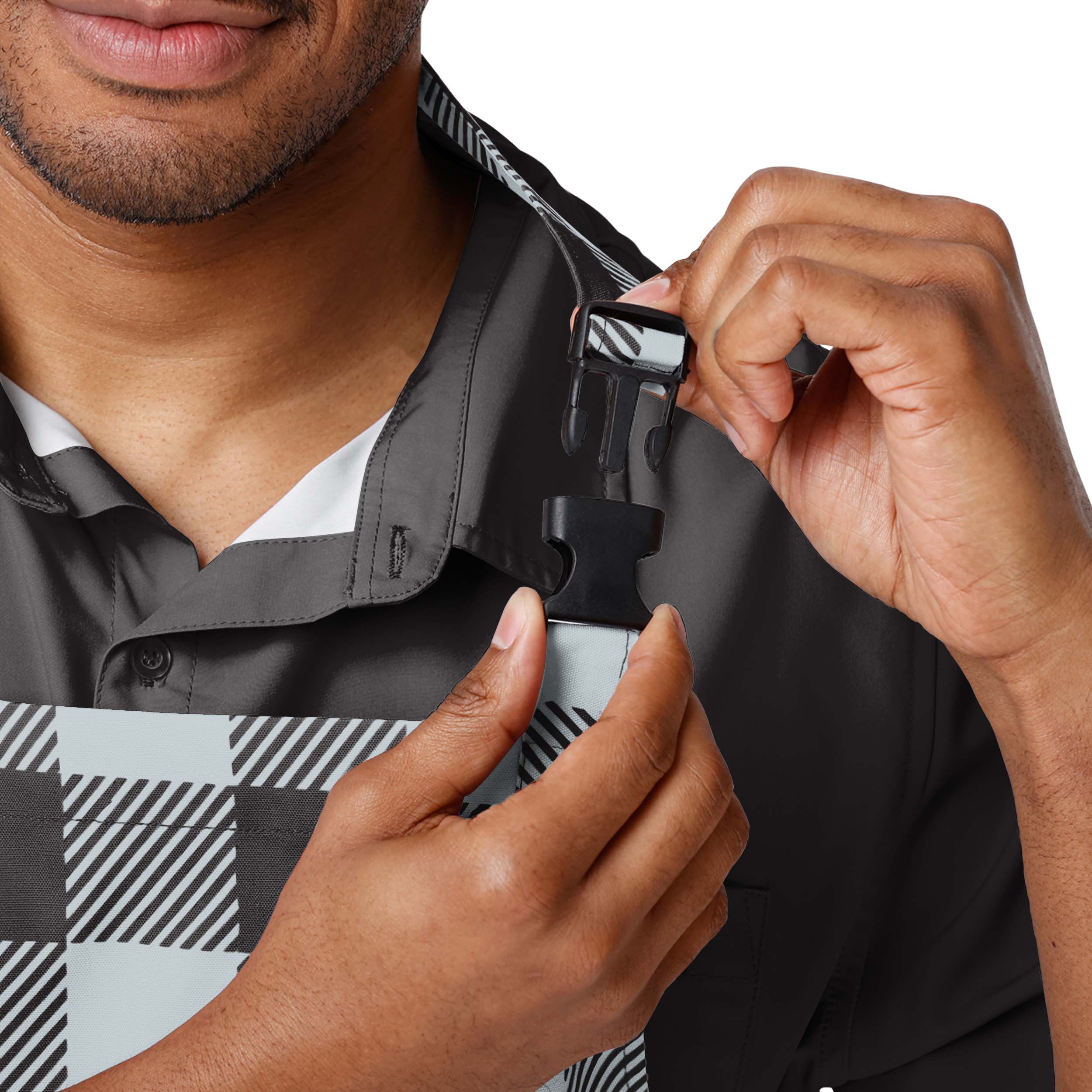 Las Vegas Raiders NFL Plaid Apron - Image 3