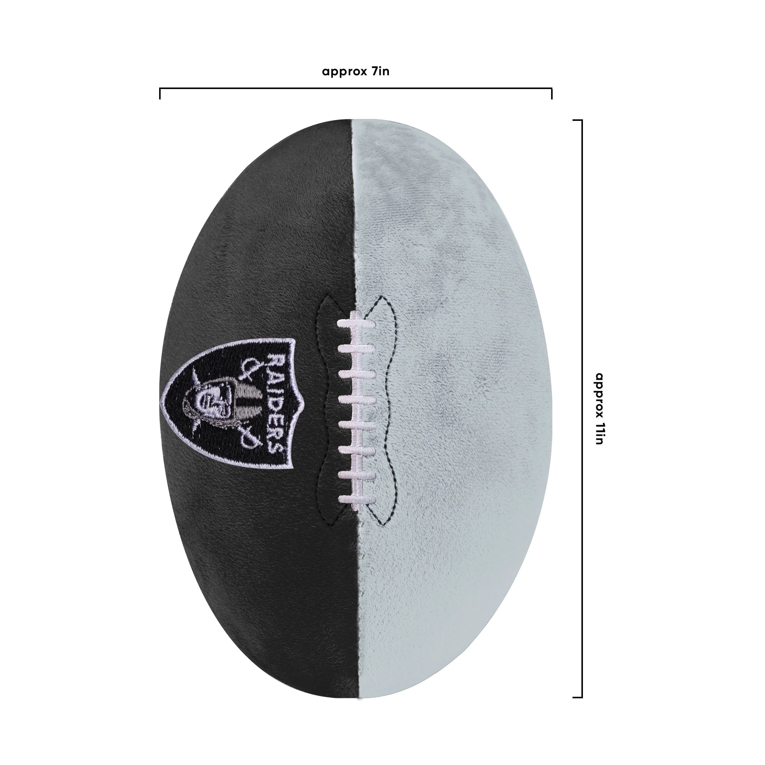 Las Vegas Raiders NFL Plush Football - Image 3