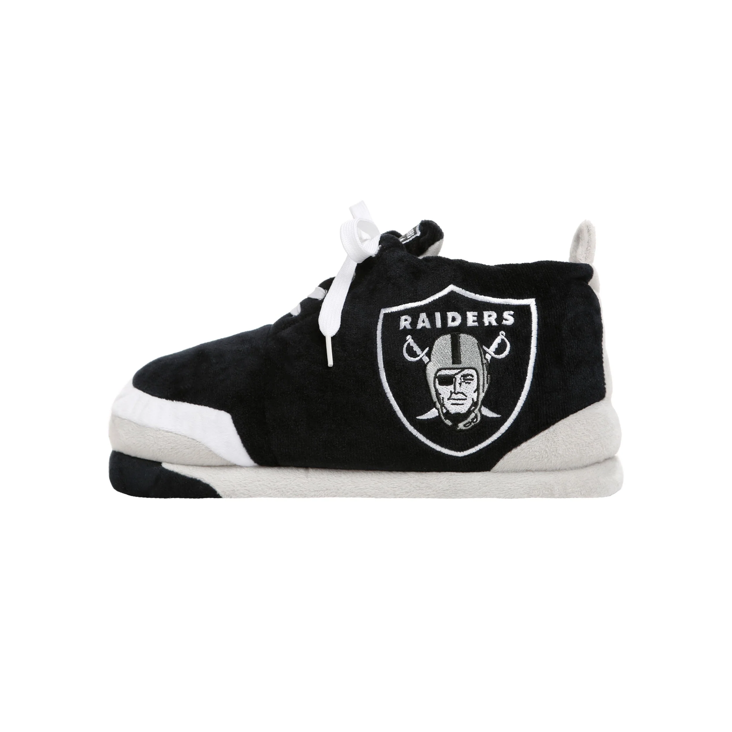 Las Vegas Raiders NFL Plush Sneaker Slipper
