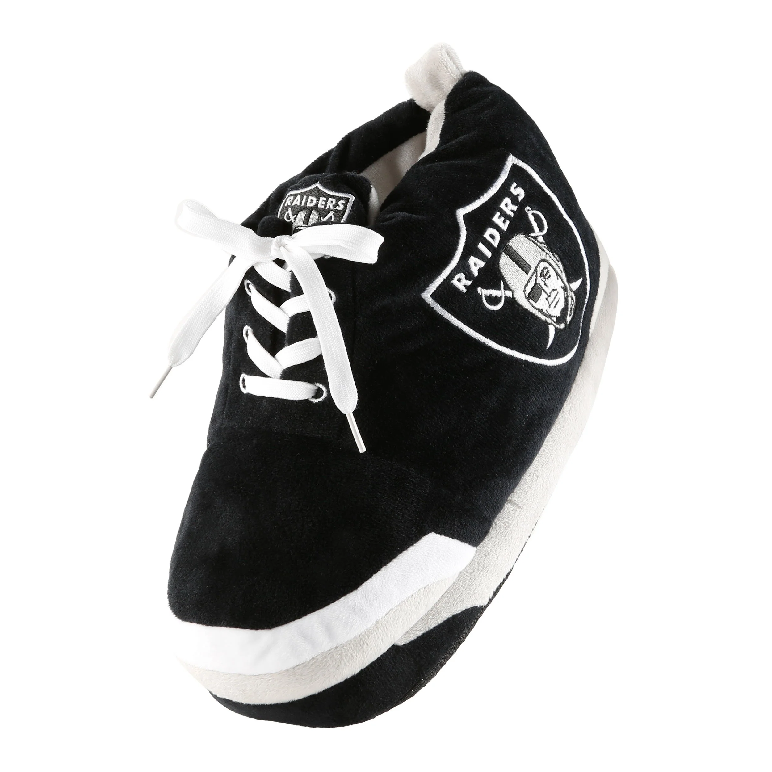 Las Vegas Raiders NFL Plush Sneaker Slipper - Image 2