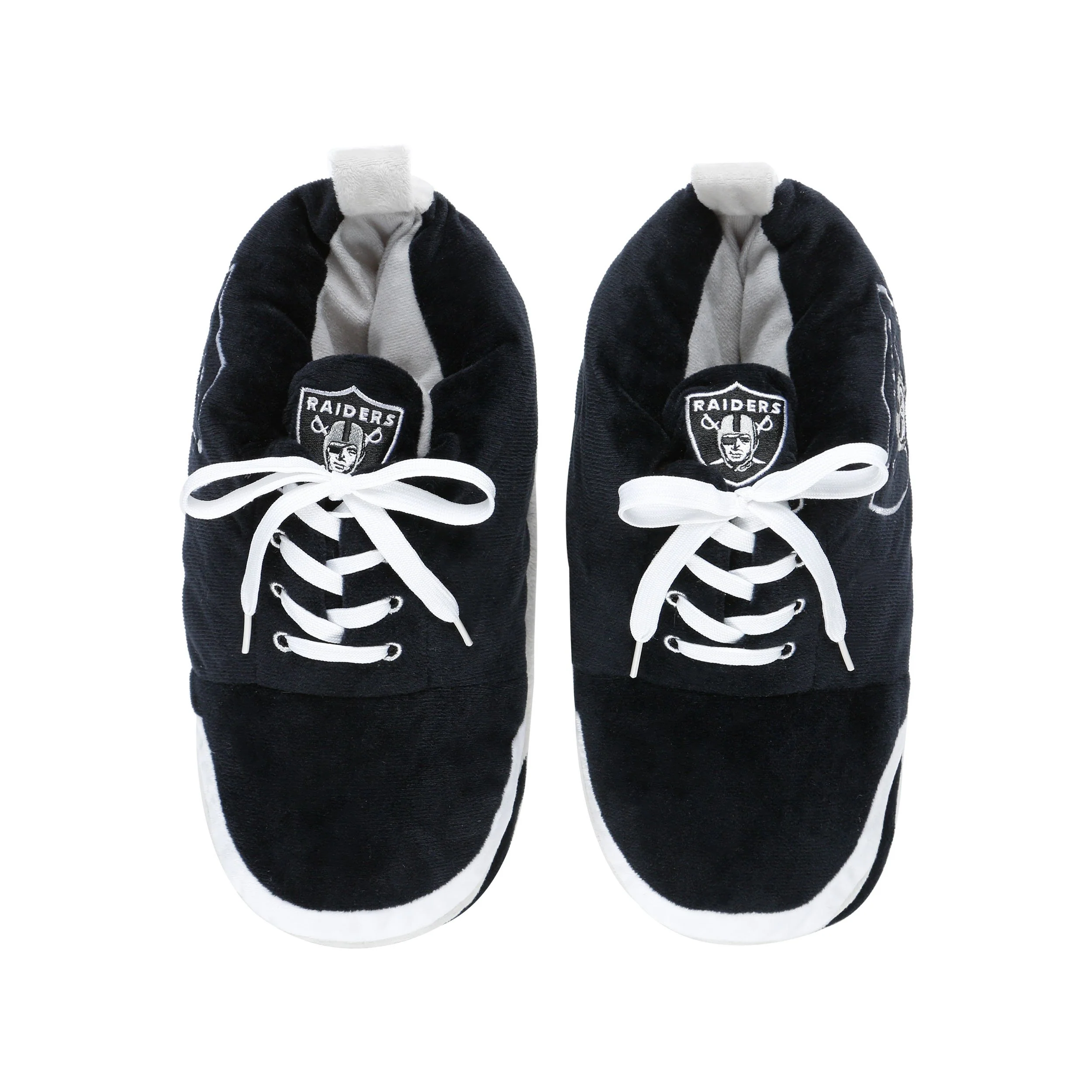 Las Vegas Raiders NFL Plush Sneaker Slipper - Image 4